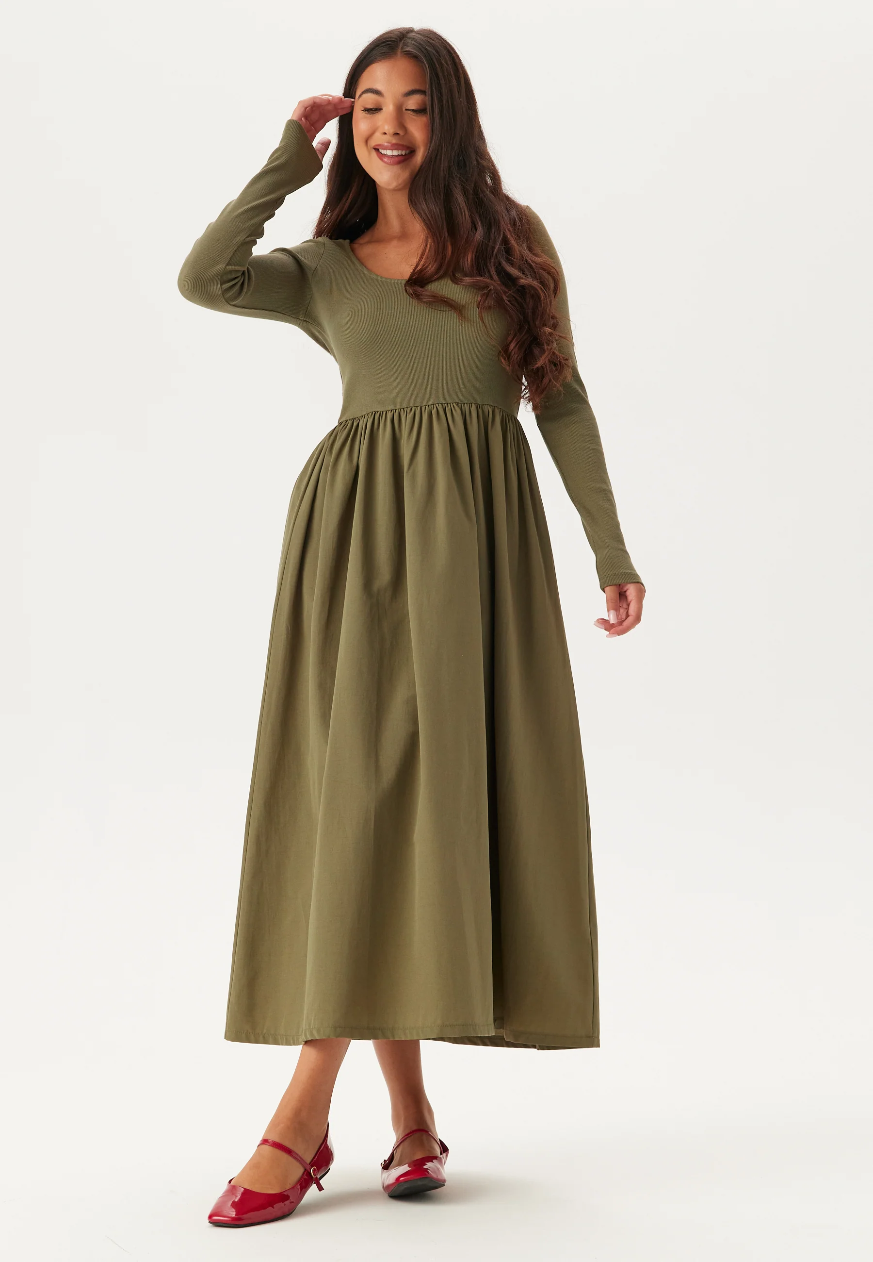2in1 Midi Dress