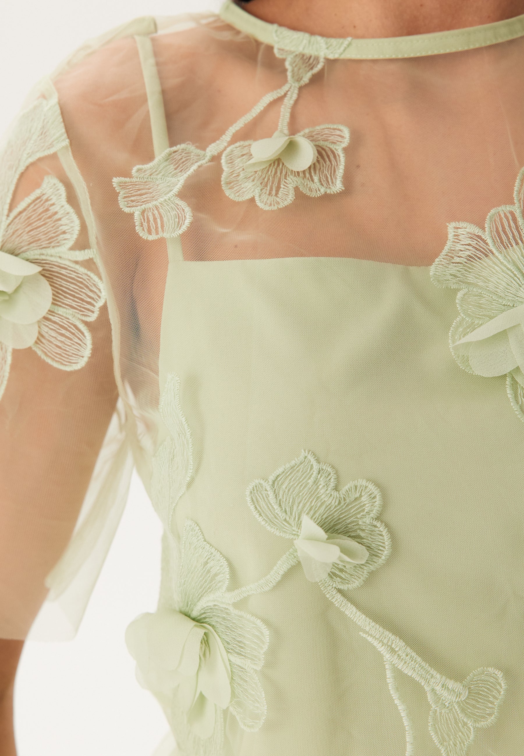 3D Floral T-shirt Blouse - Image 4