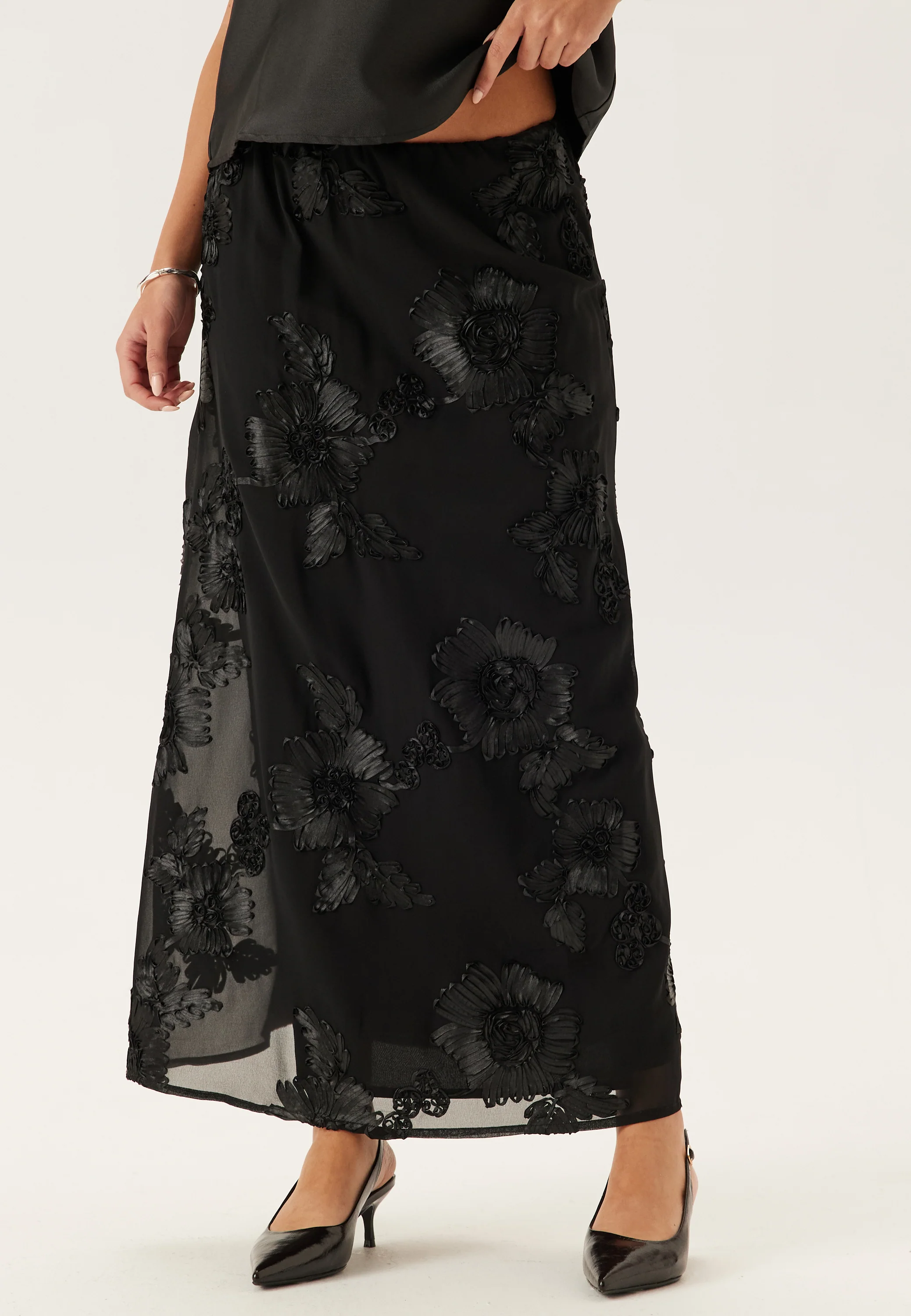 3D Flower Maxi Skirt - Image 2