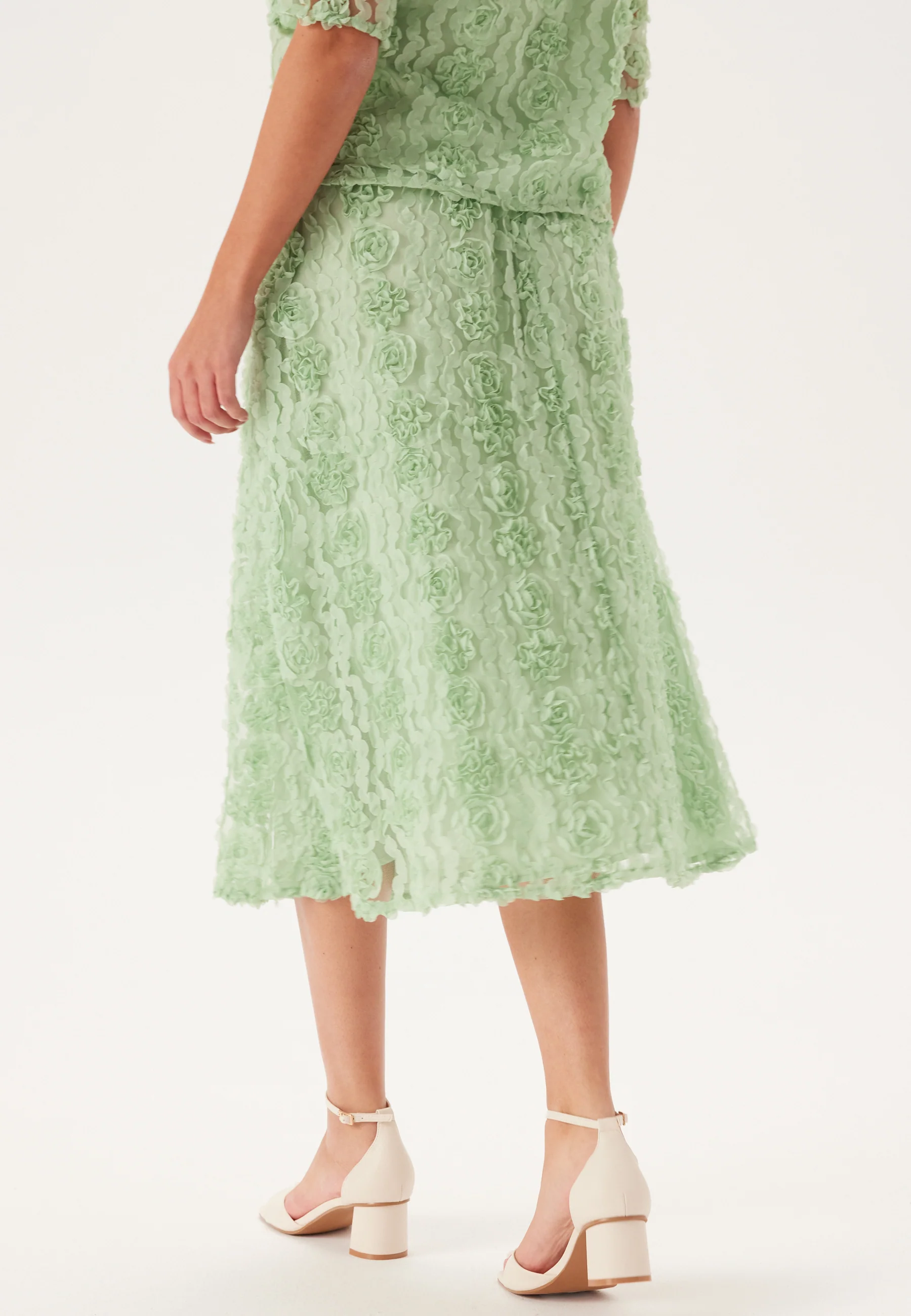 3D Flower Midi Skirt - Image 2