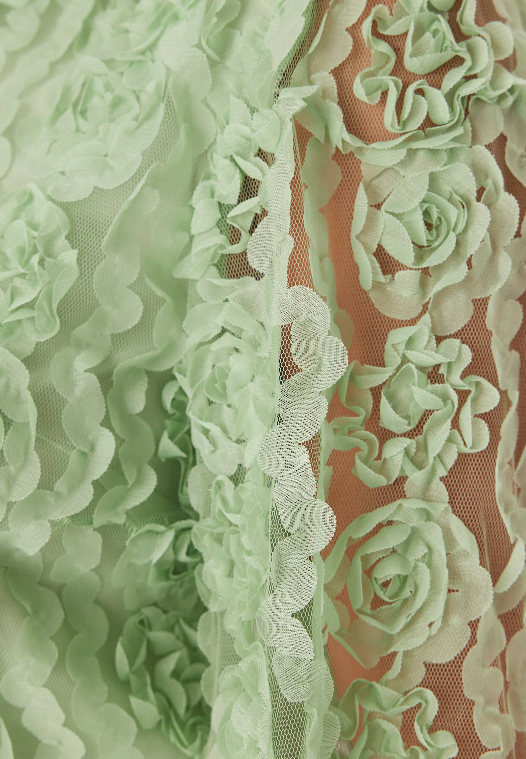 3D Flower Short Sleeve Blouse - Image 4