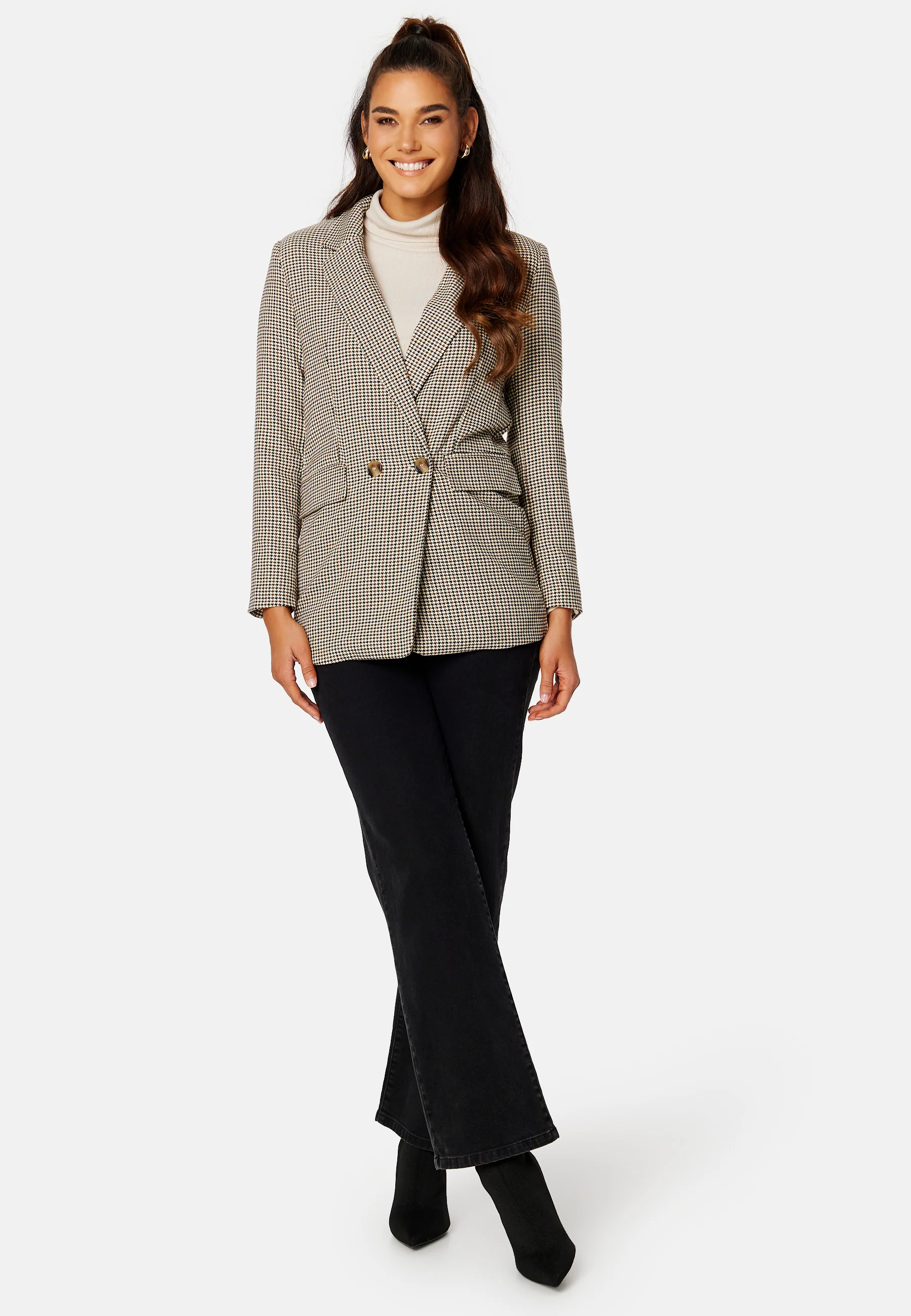 Adison L/S Check Blazer TLR - Image 3