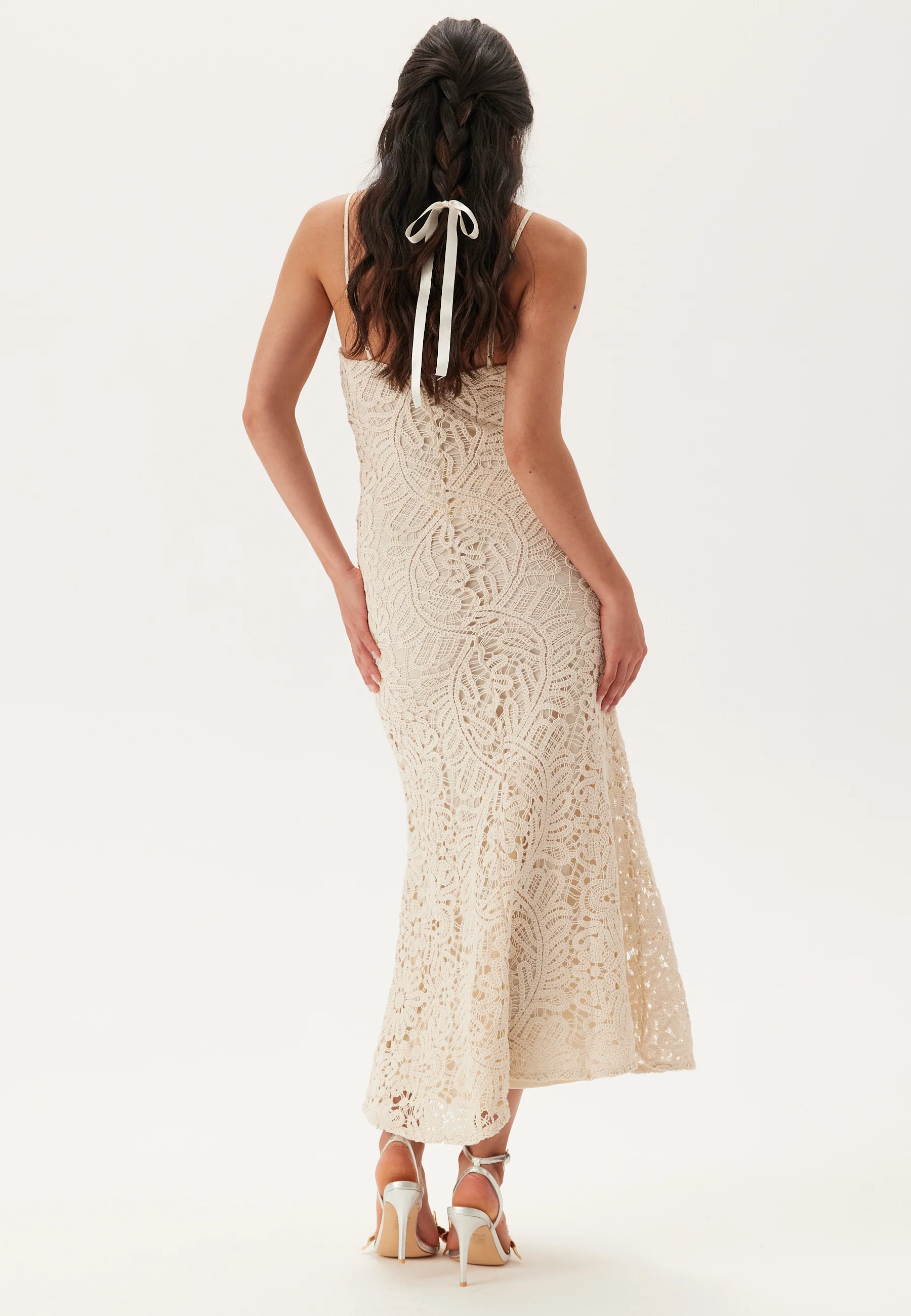 Adoni Crochet Midi Dress - Image 3