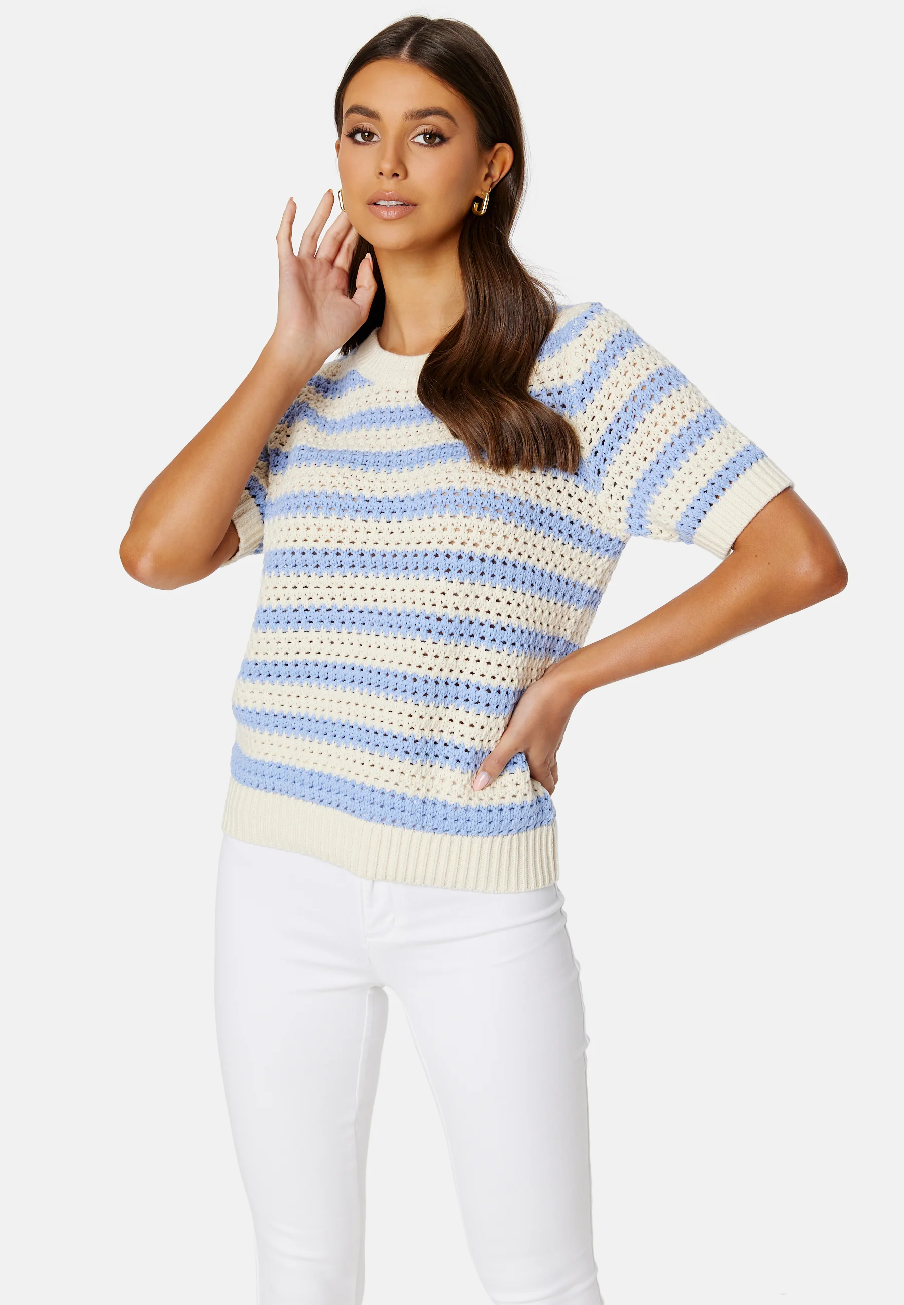 Alby SS Knit O-Neck - Image 2