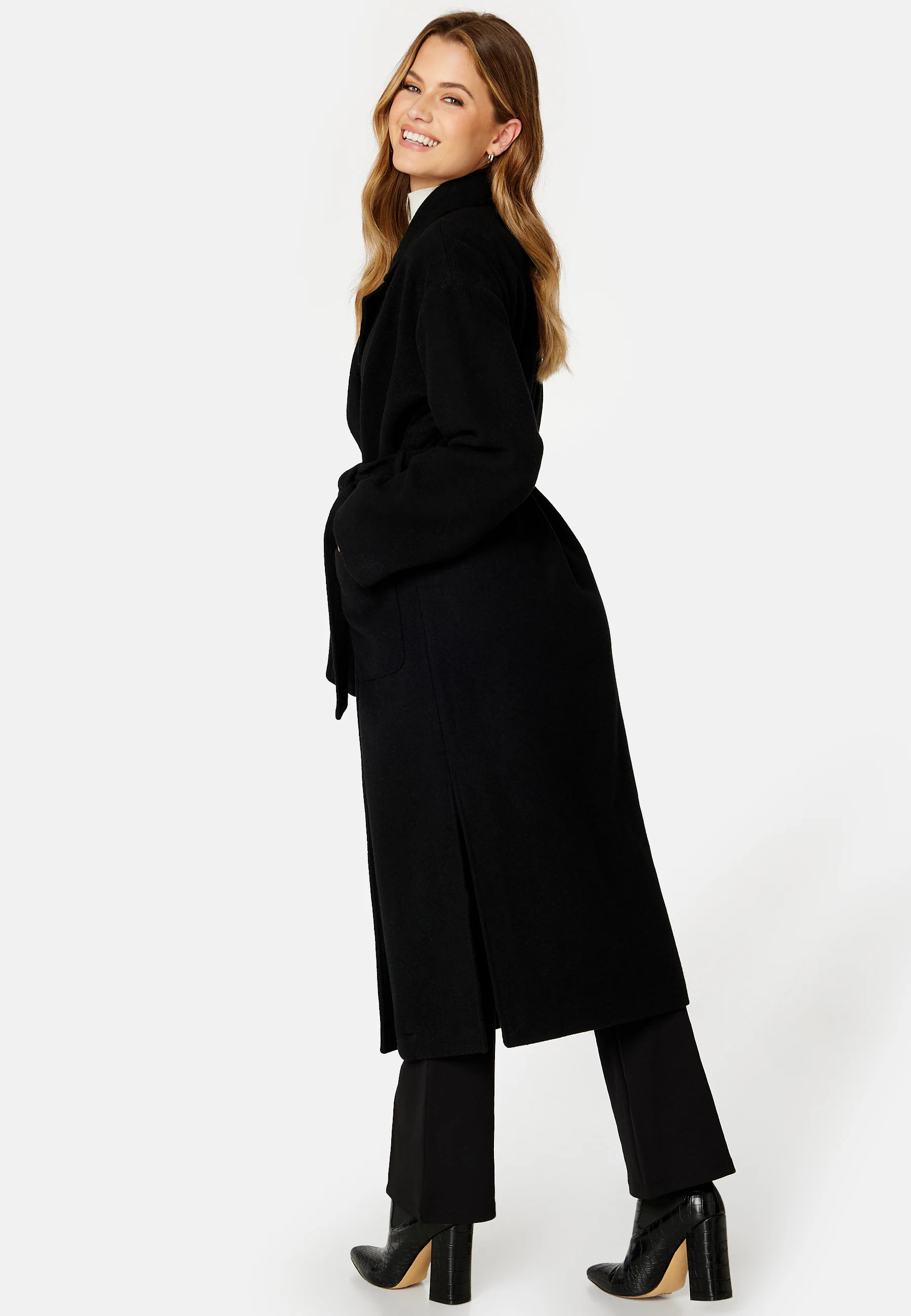 Alemah Oversized Wool Blend Coat - Image 3