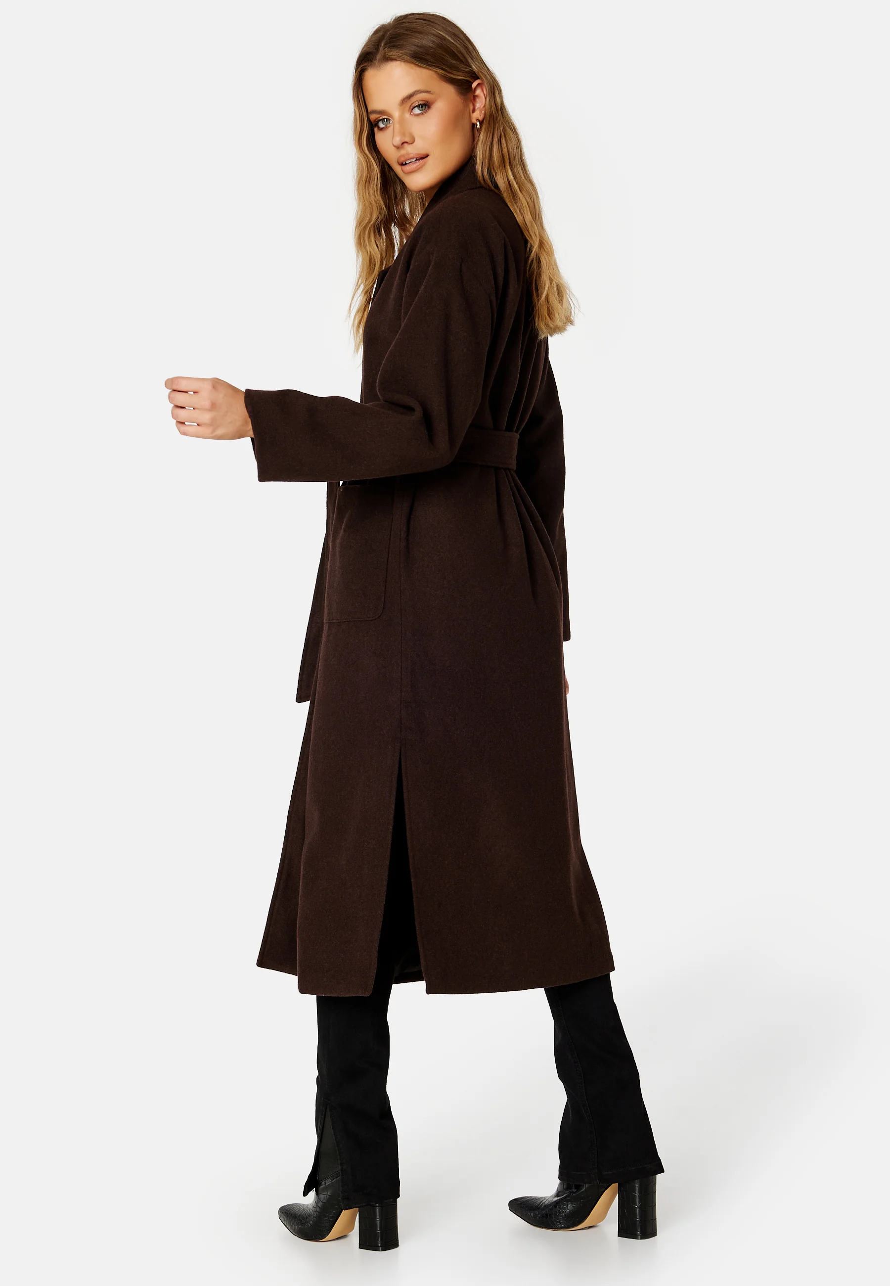 Alemah Oversized Wool Blend Coat - Image 3