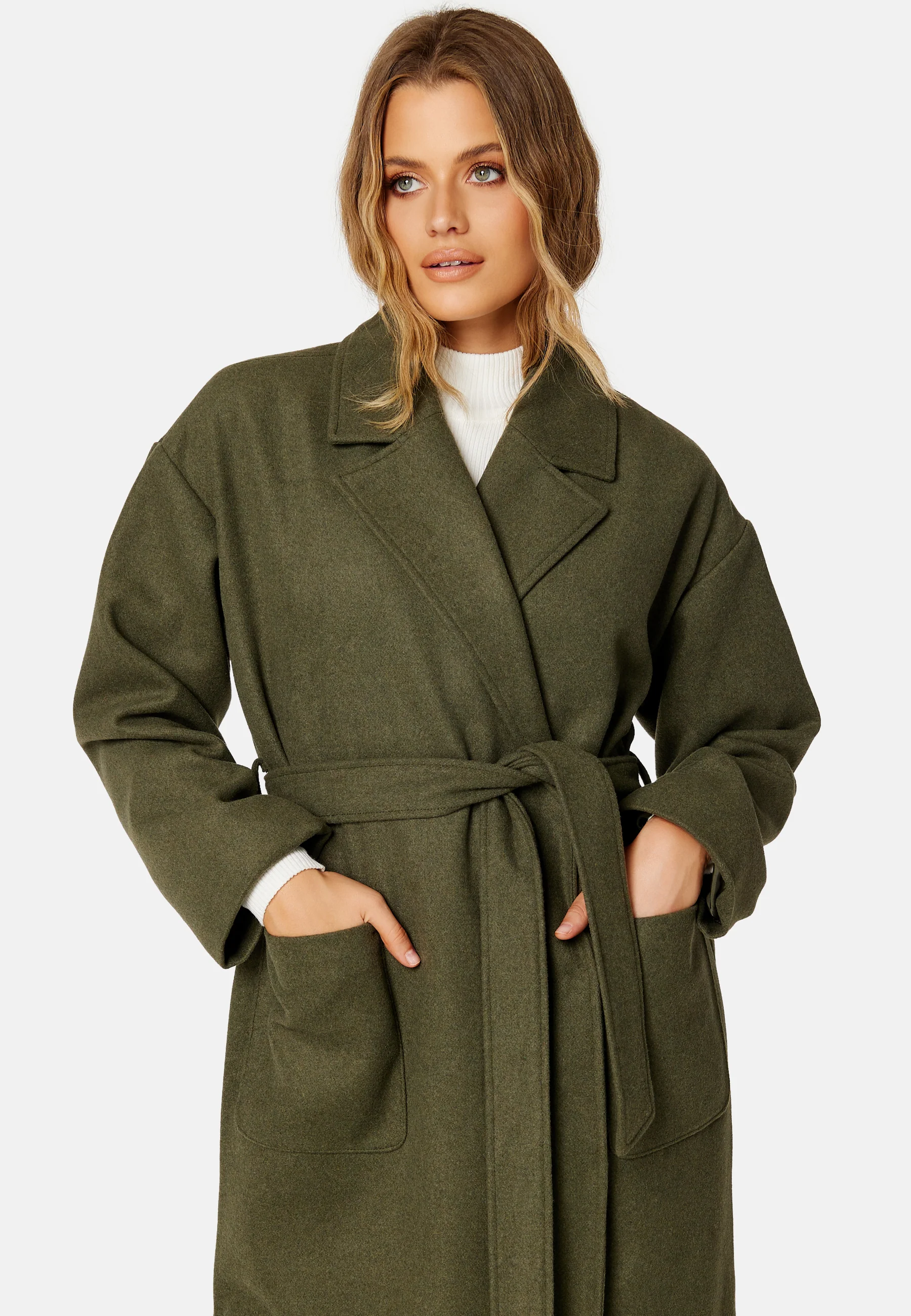 Alemah Oversized Wool Blend Coat - Image 3
