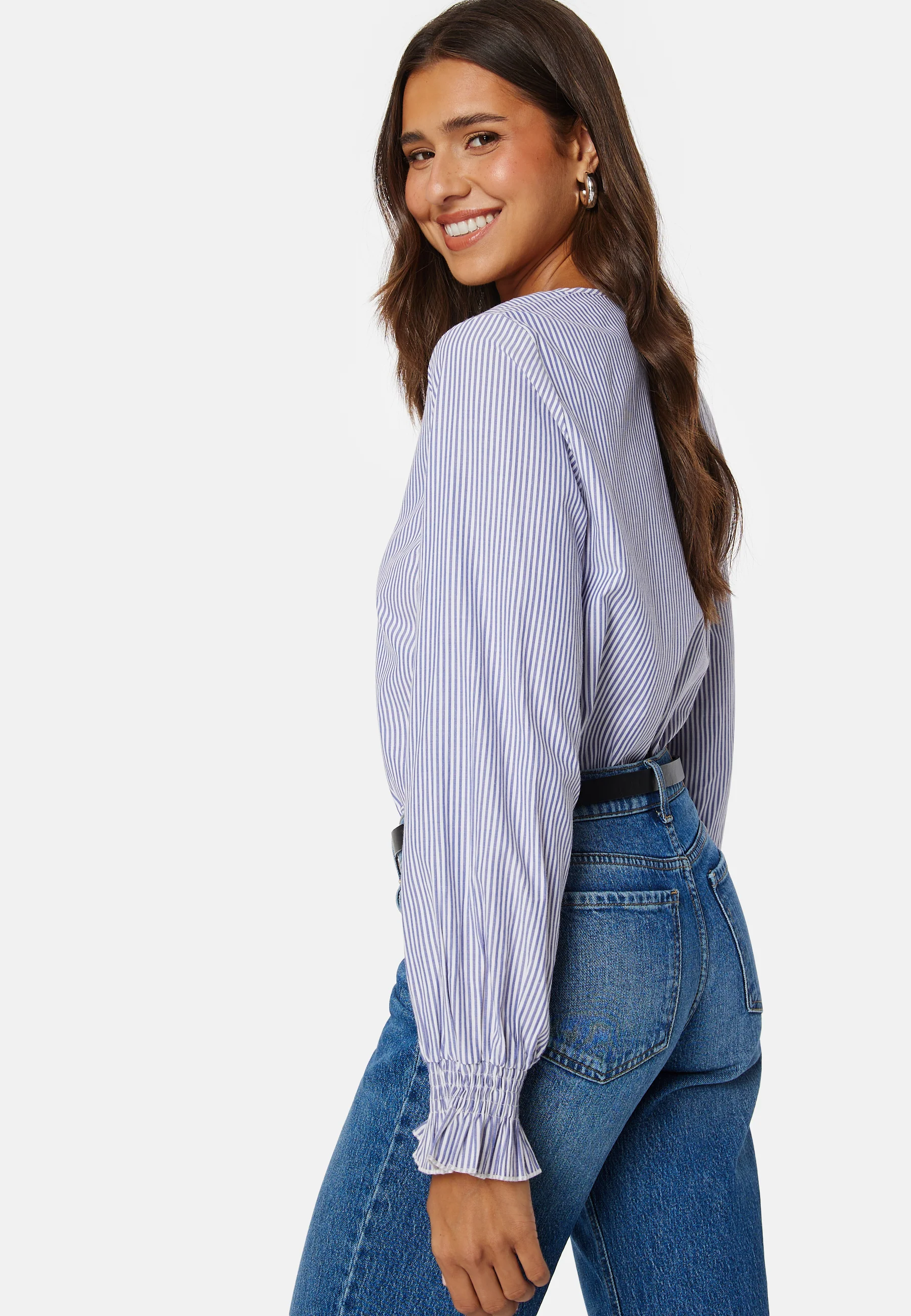 Allie LS Smock Blouse - Image 2