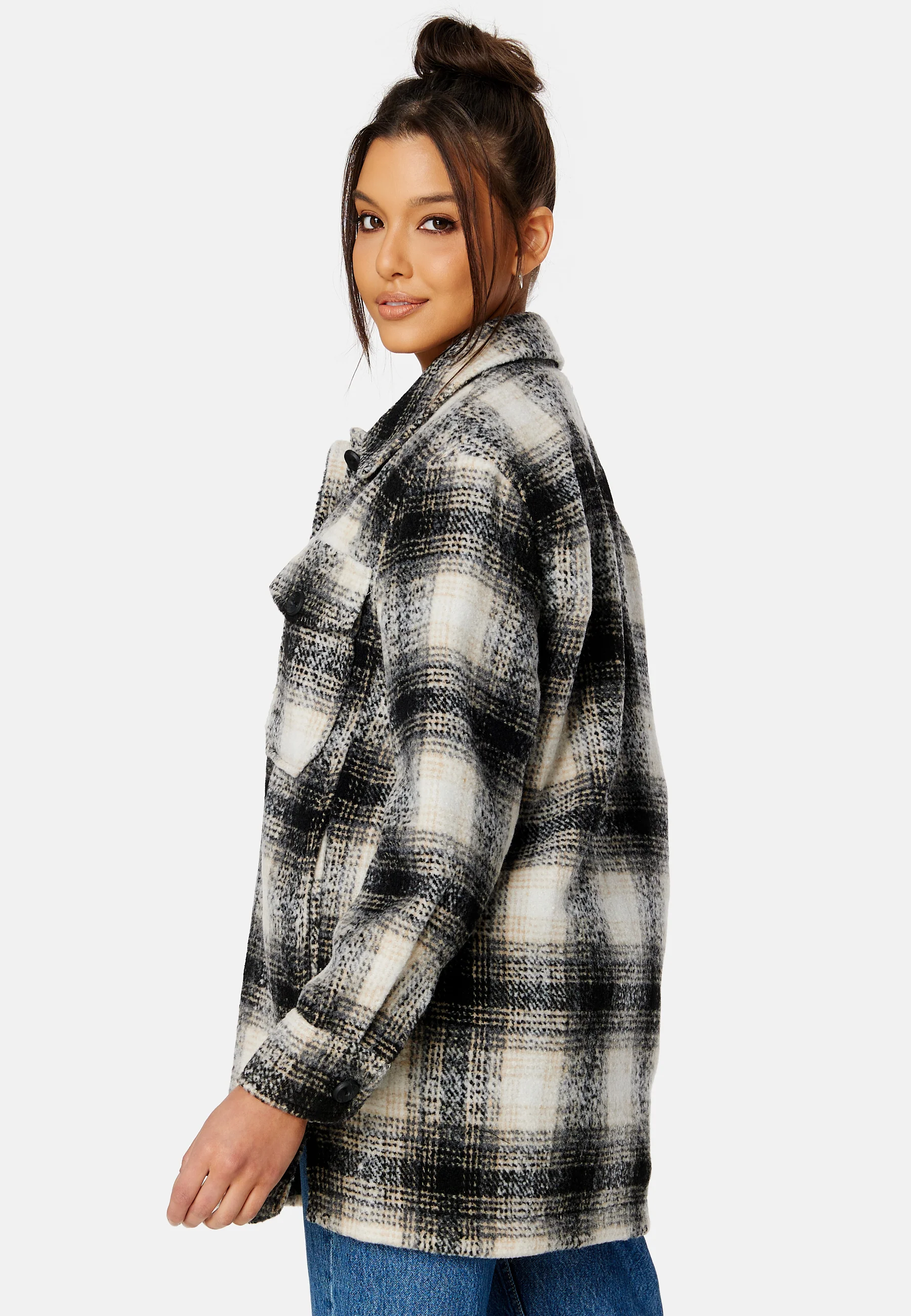 Allison Check Shacket - Image 3