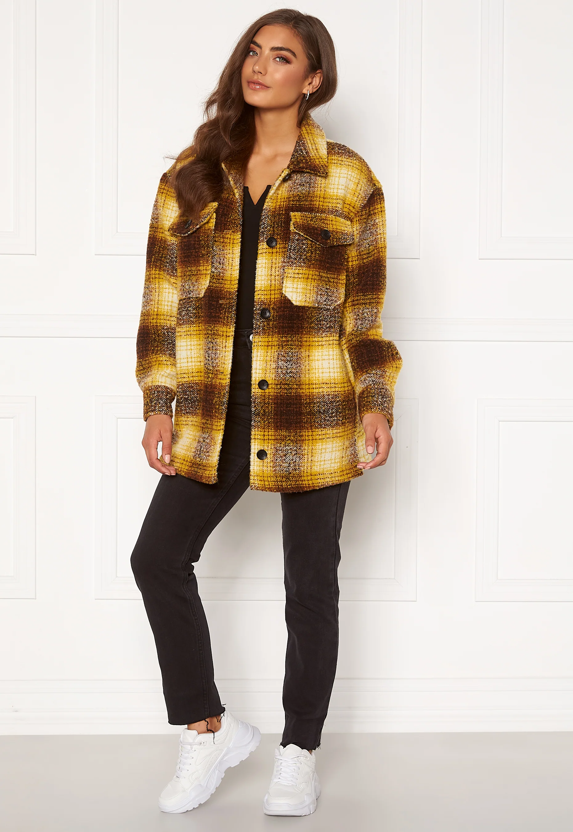 Allison Check Shacket - Image 3