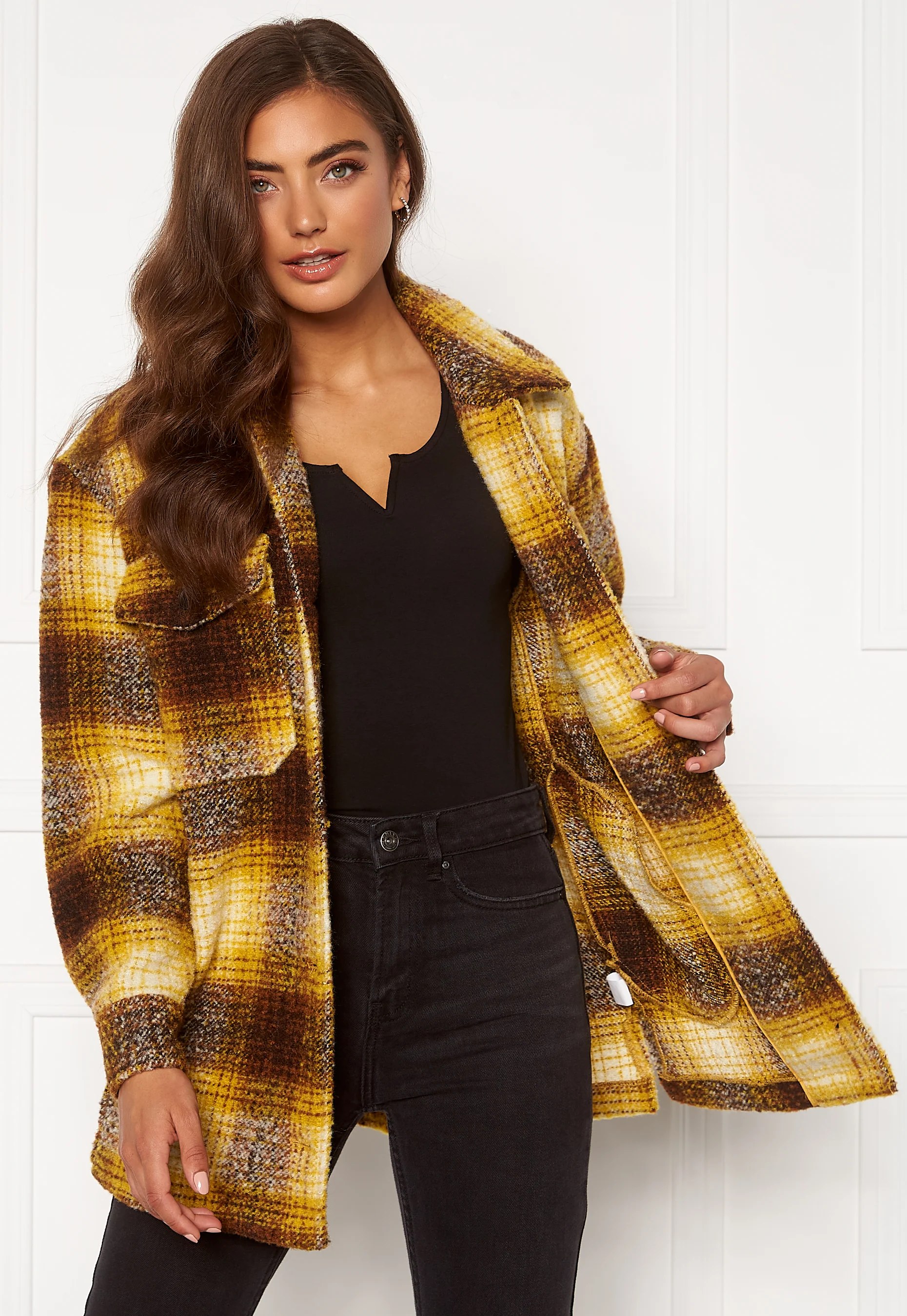 Allison Check Shacket - Image 4