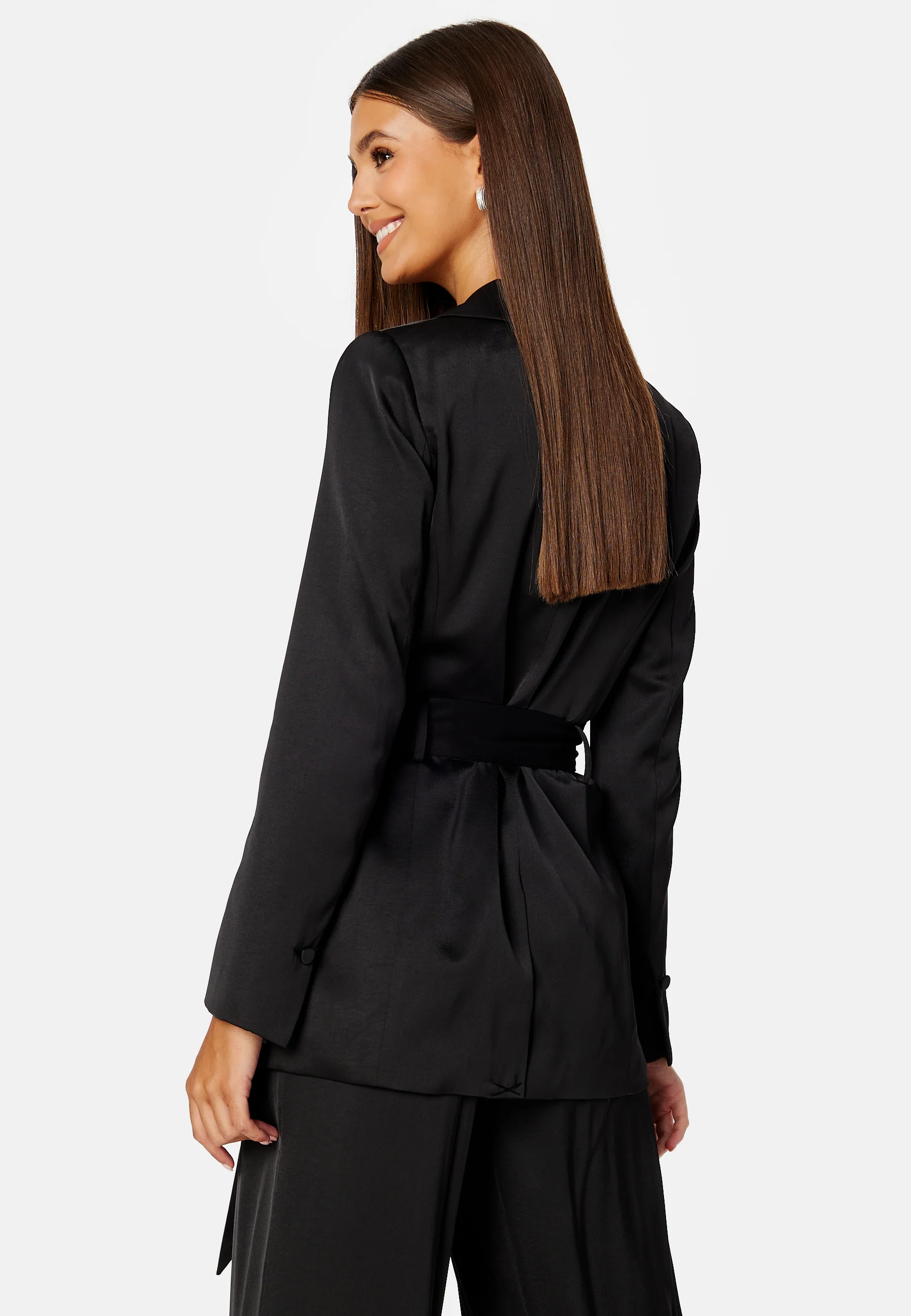 Alora Satin Tie Co-ord Blazer - Image 3