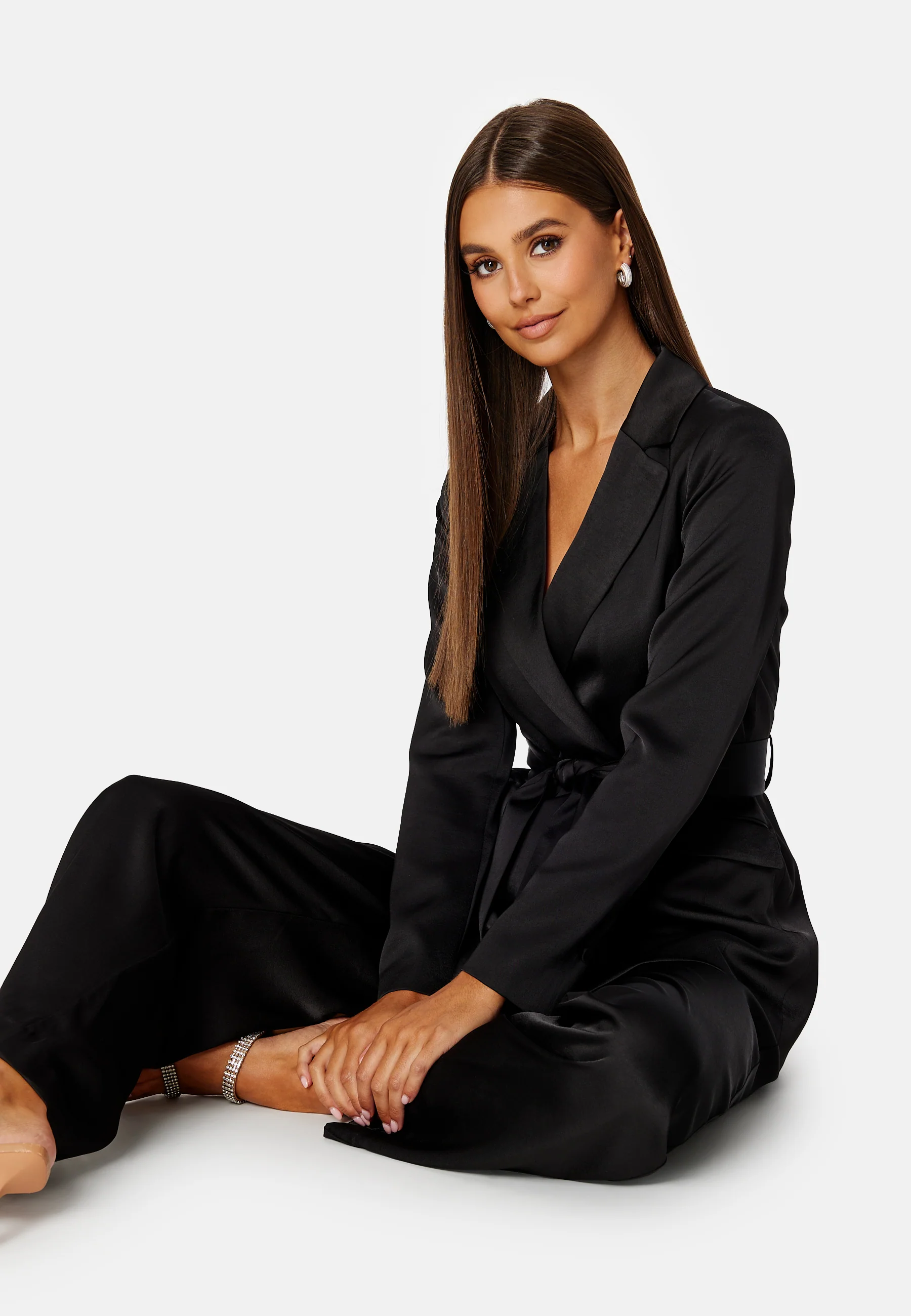 Alora Satin Tie Co-ord Blazer - Image 4