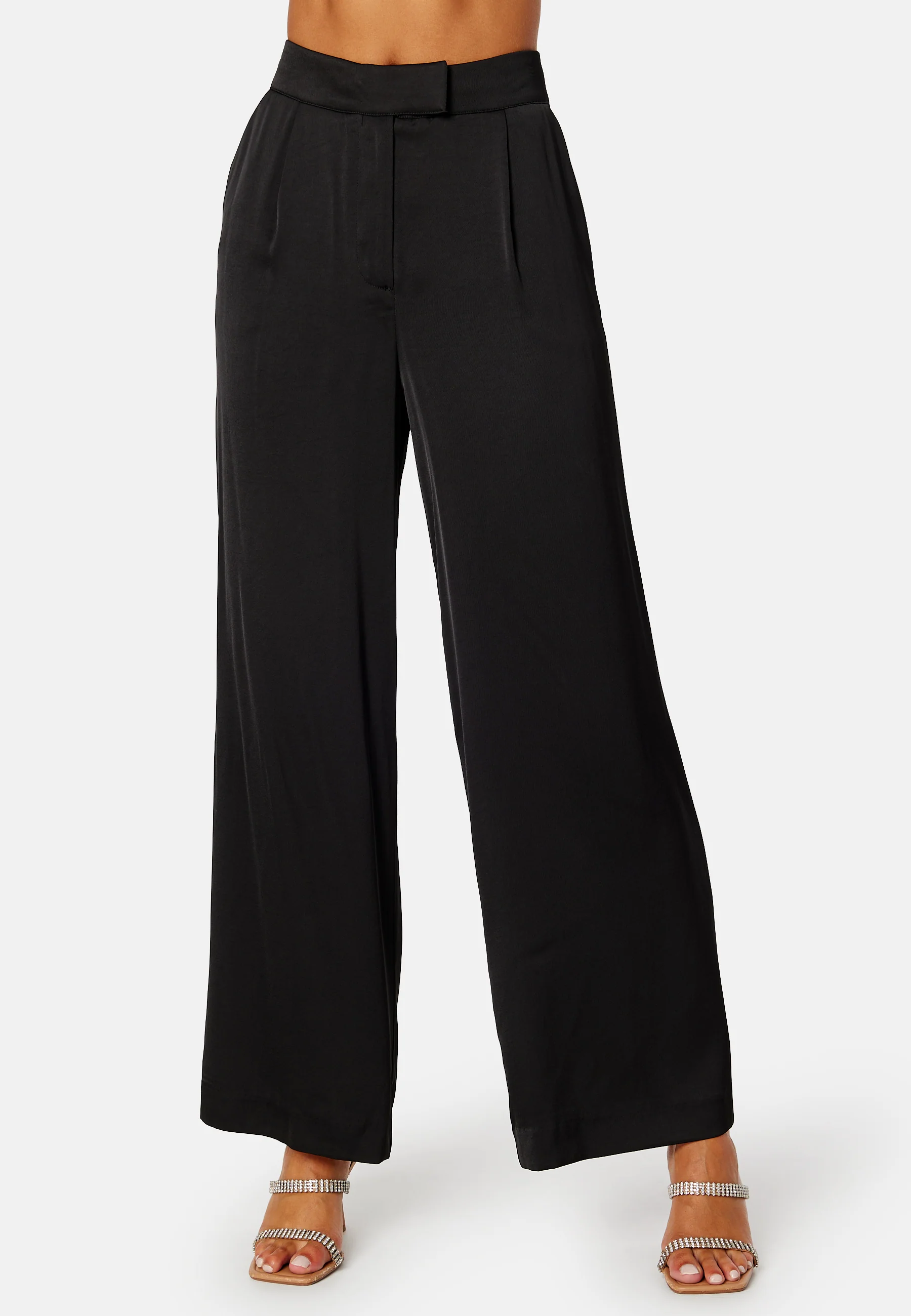 Alora Satin Wide Leg Pant - Image 2