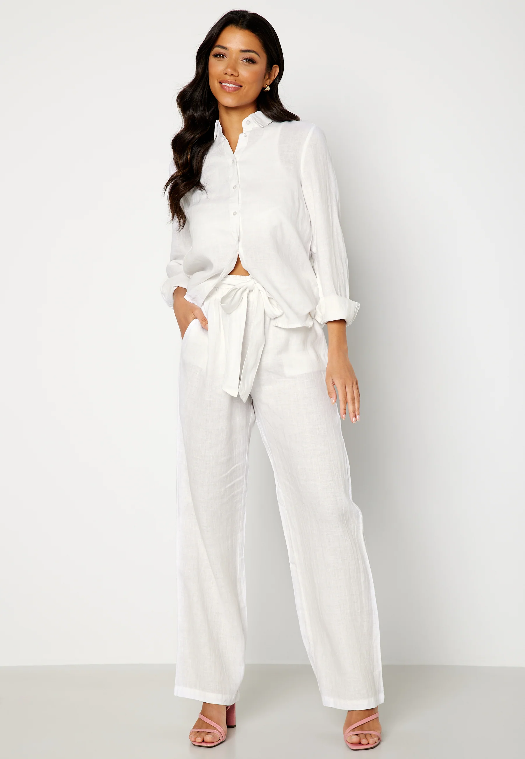 Alyssa Loose Linen Pants - Image 4