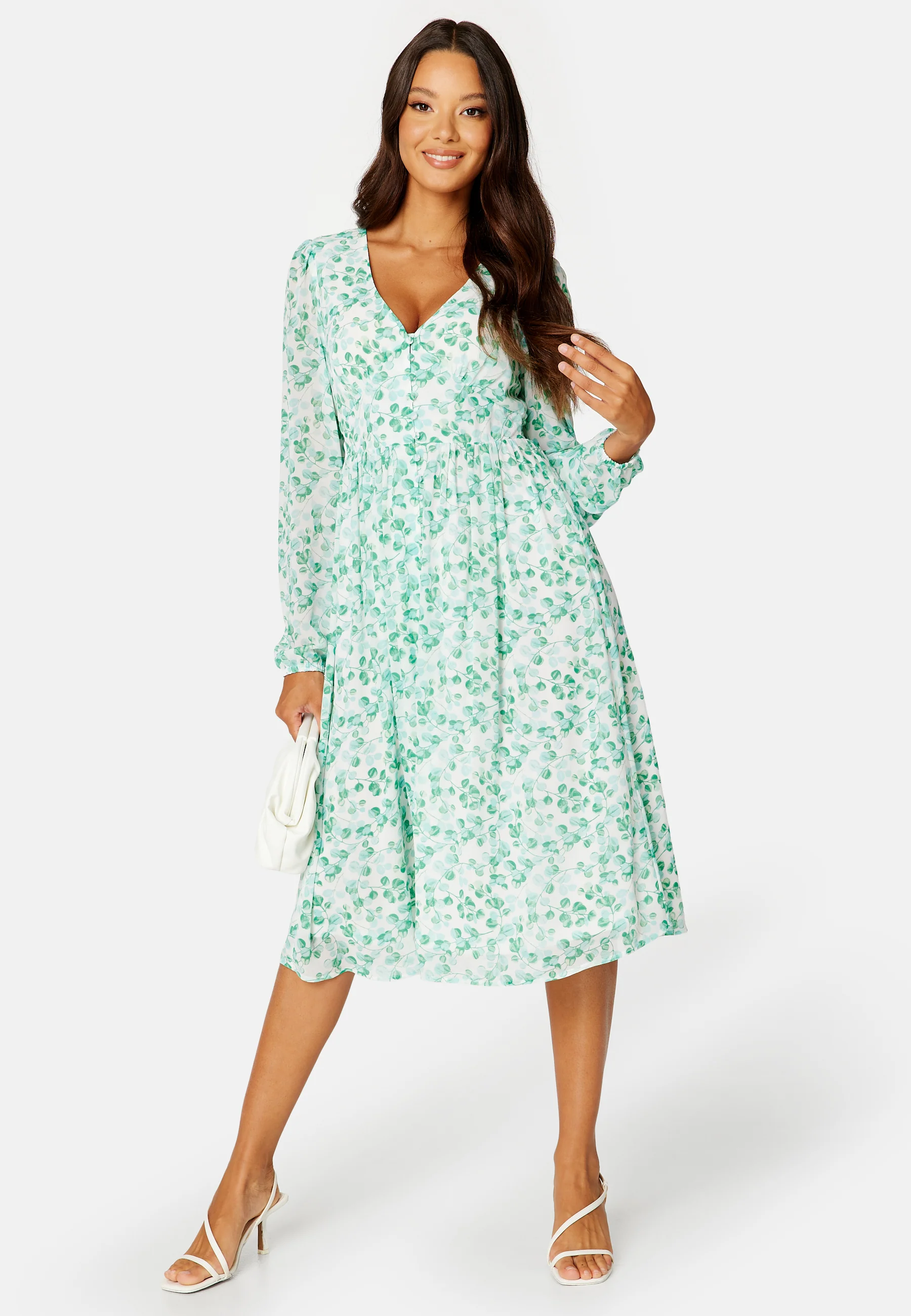 Amanda L/S Midi Dress