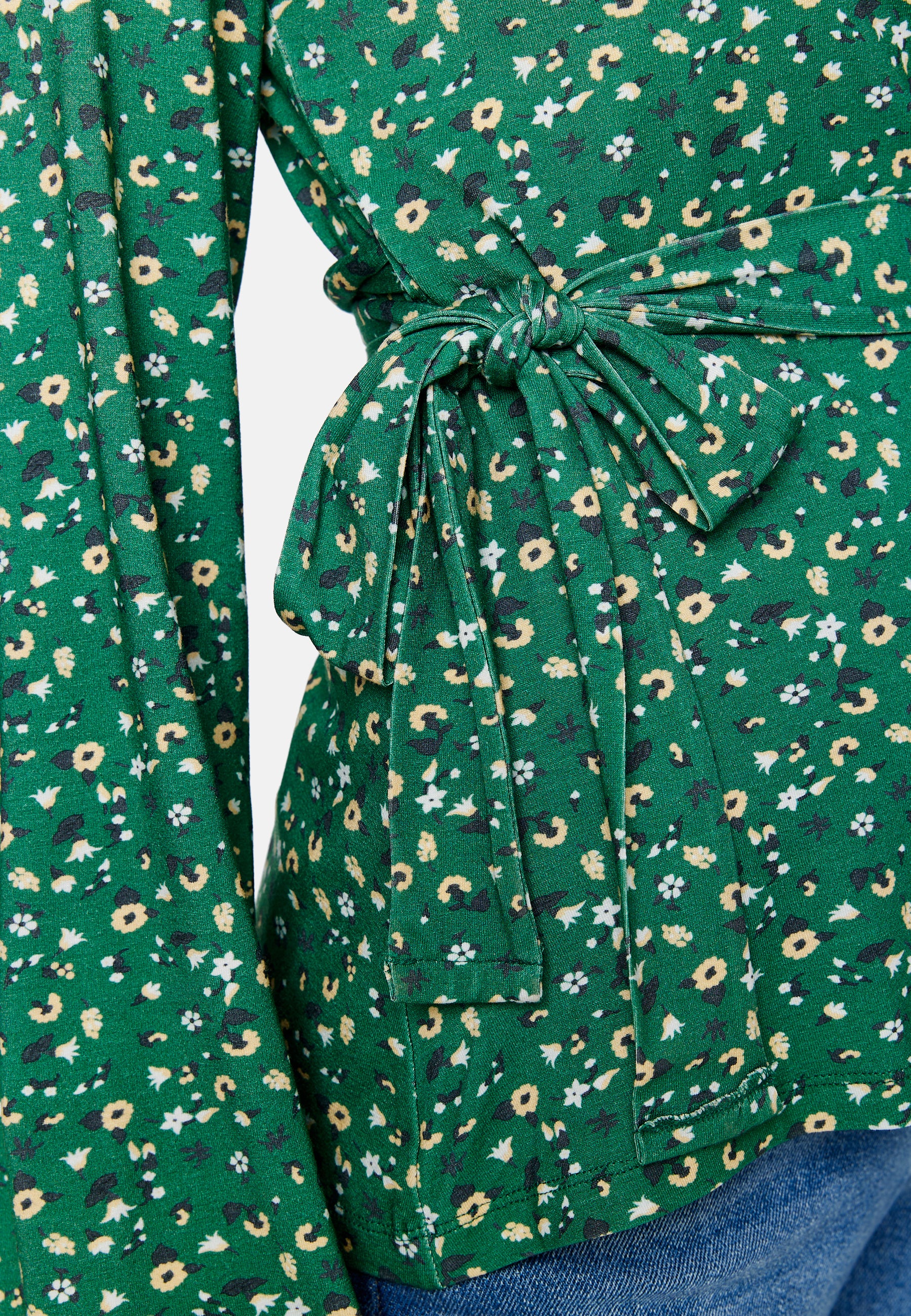 Amanda puff sleeve wrap top - Image 5