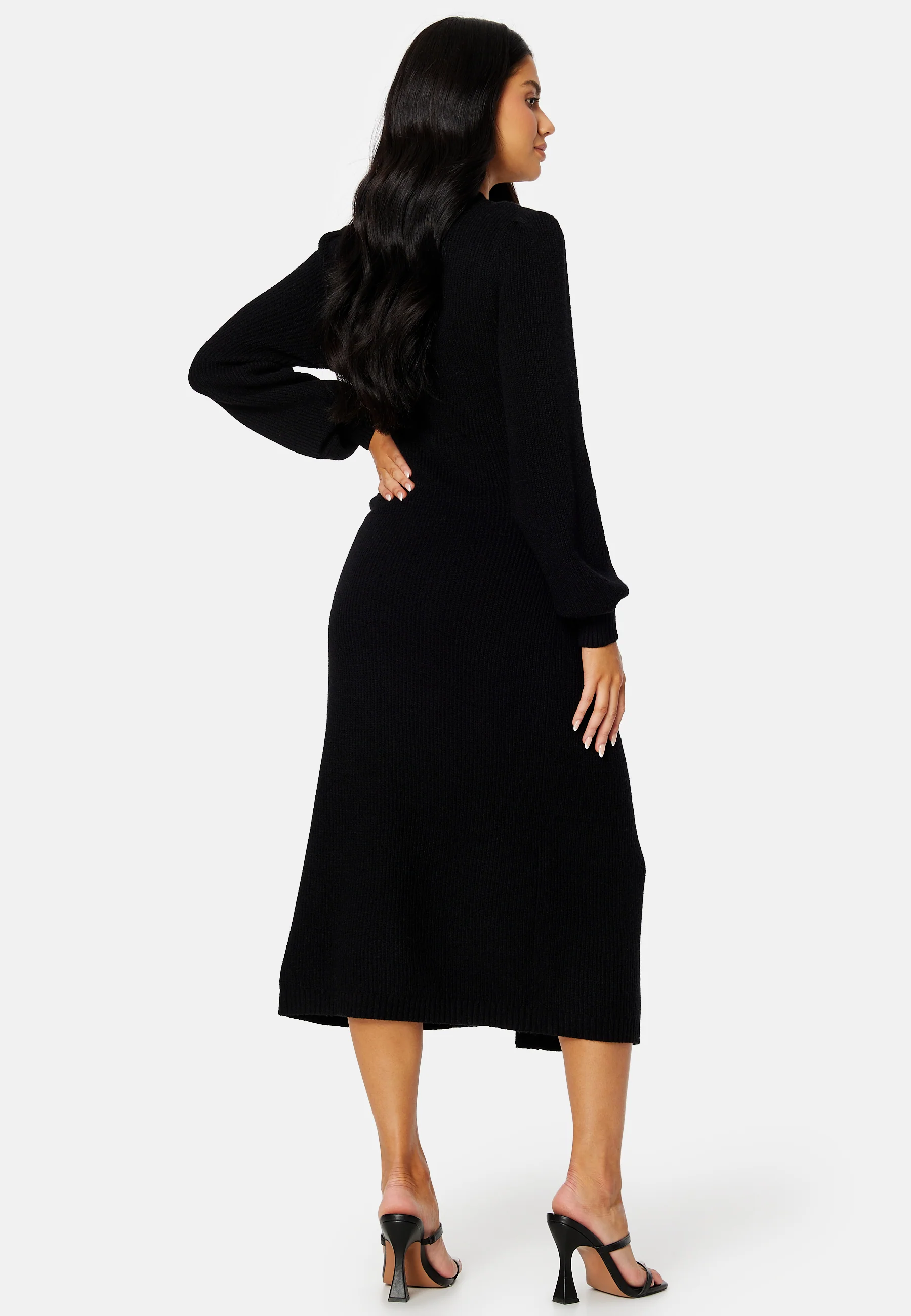 Amelia L/S Knit Wrap Dress - Image 2