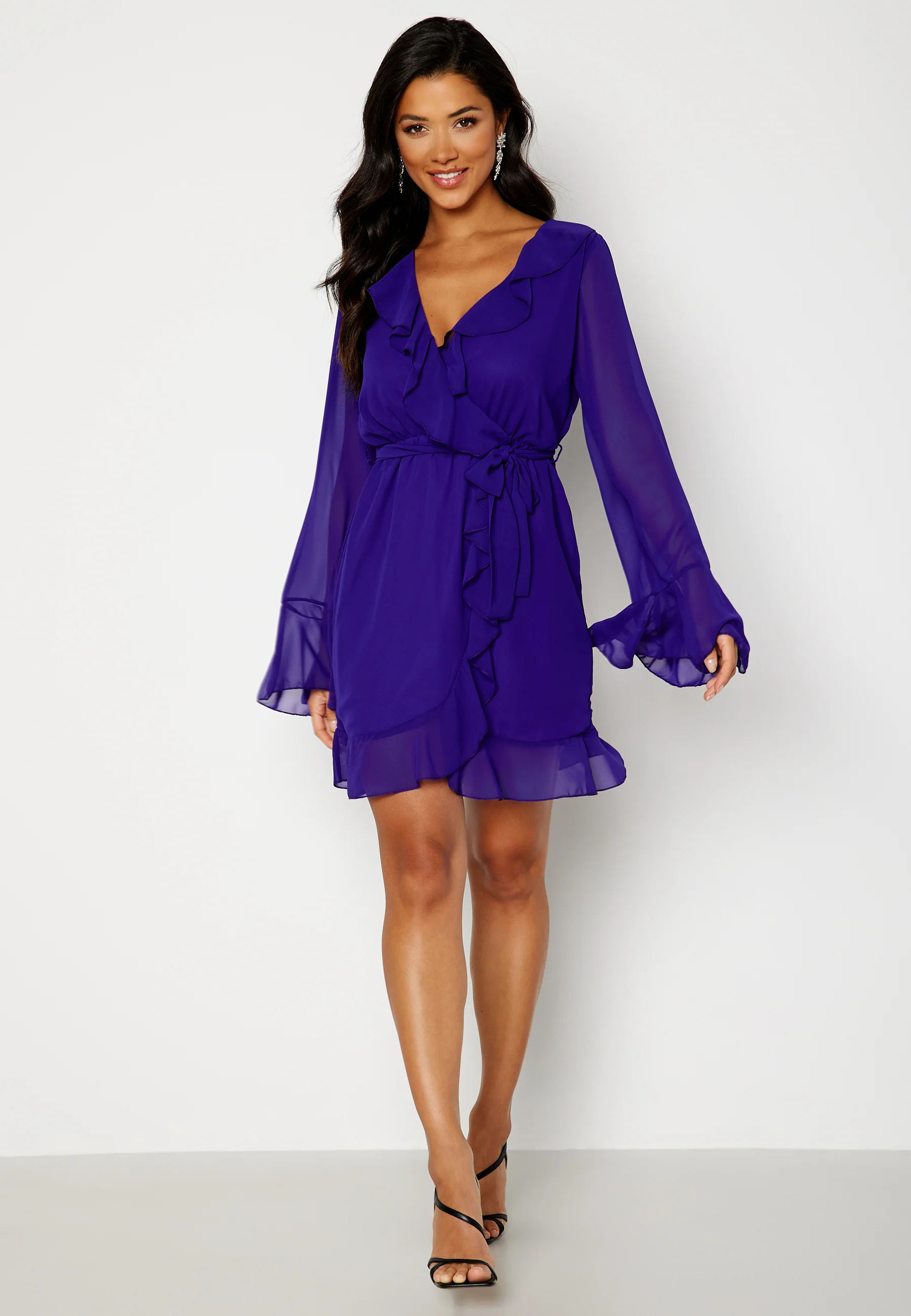 Ana LS Wrap Dress - Image 2