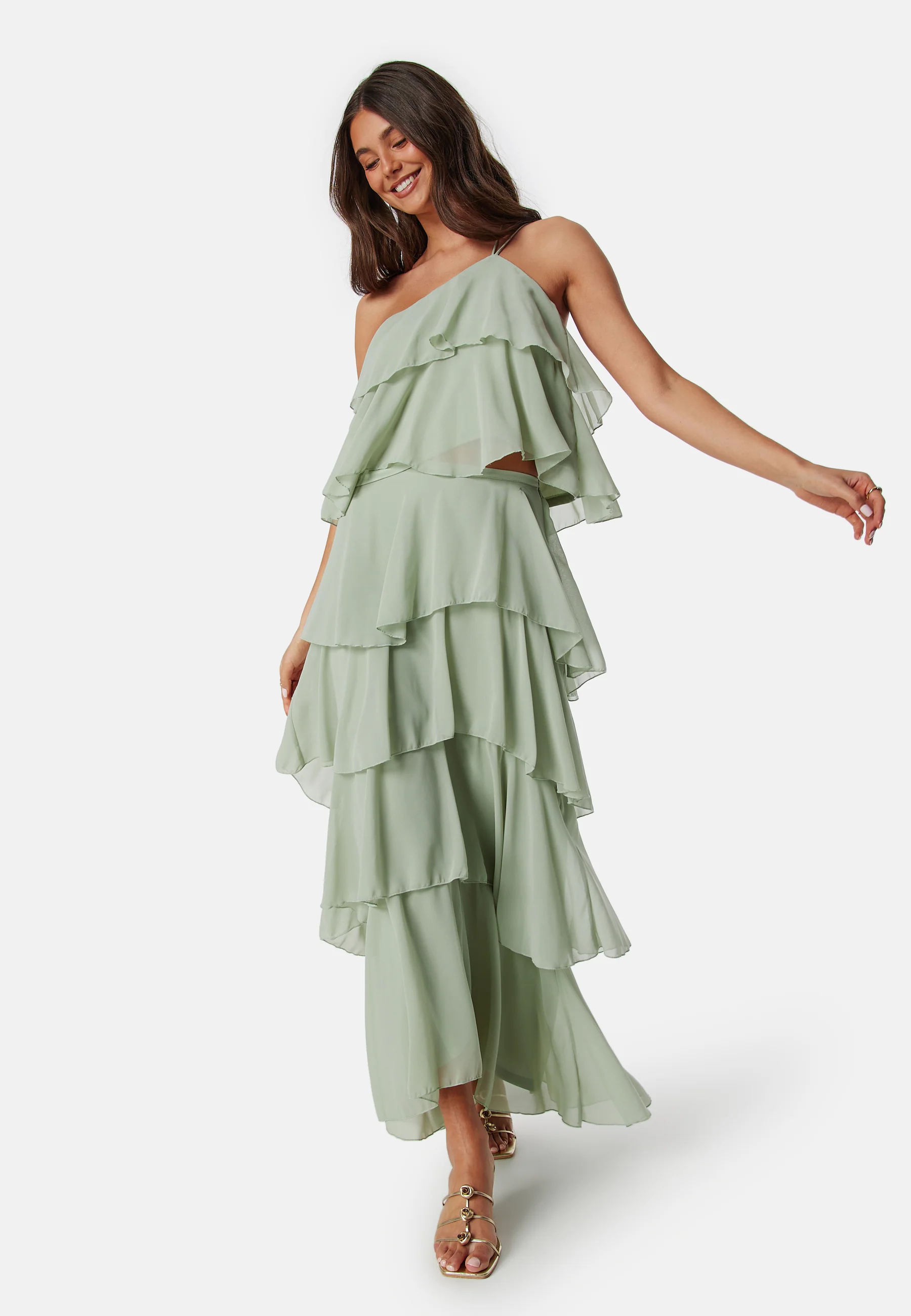 Andrea Flounce Maxi Skirt - Image 3