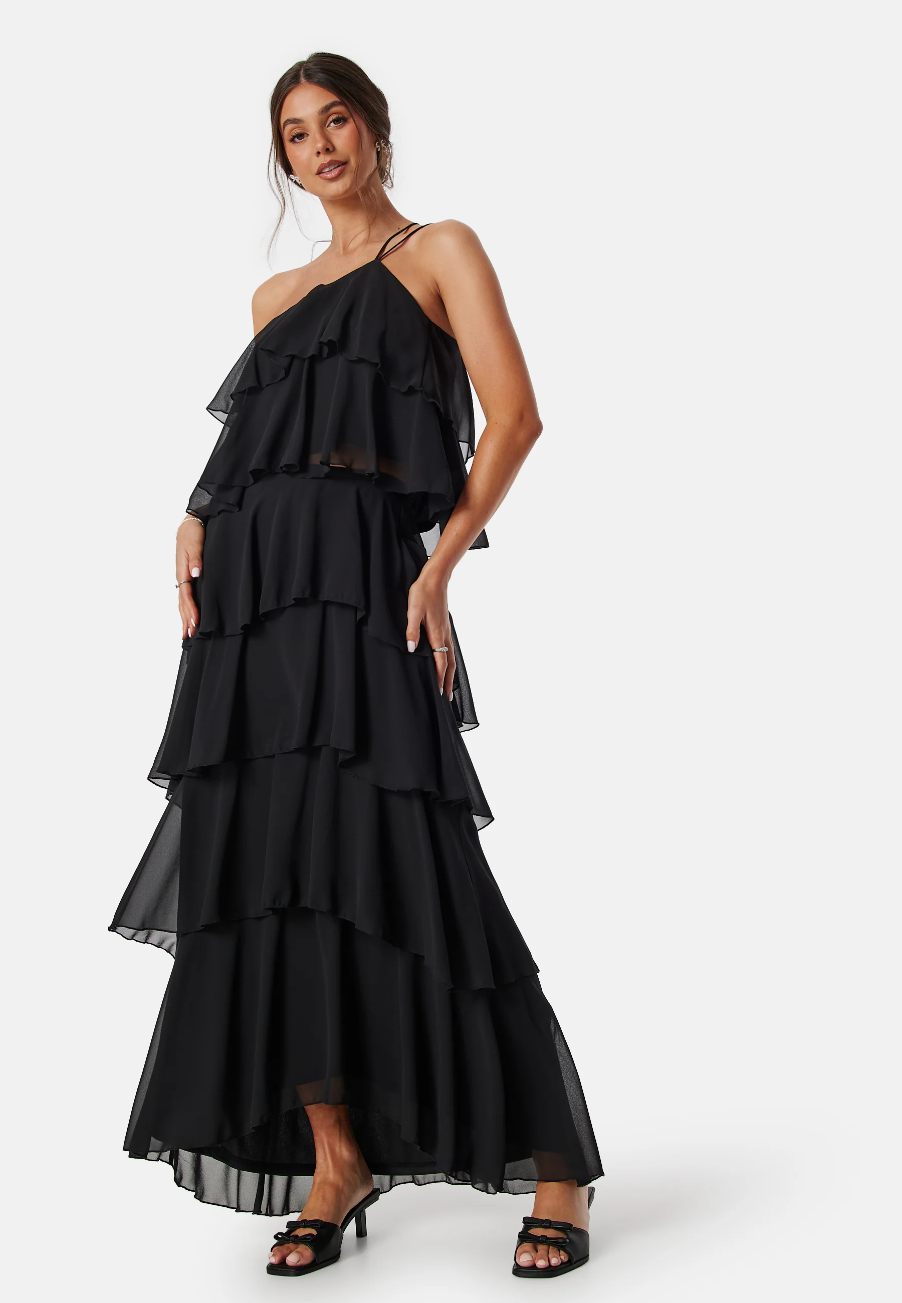 Andrea One Shoulder Flounce Top - Image 5
