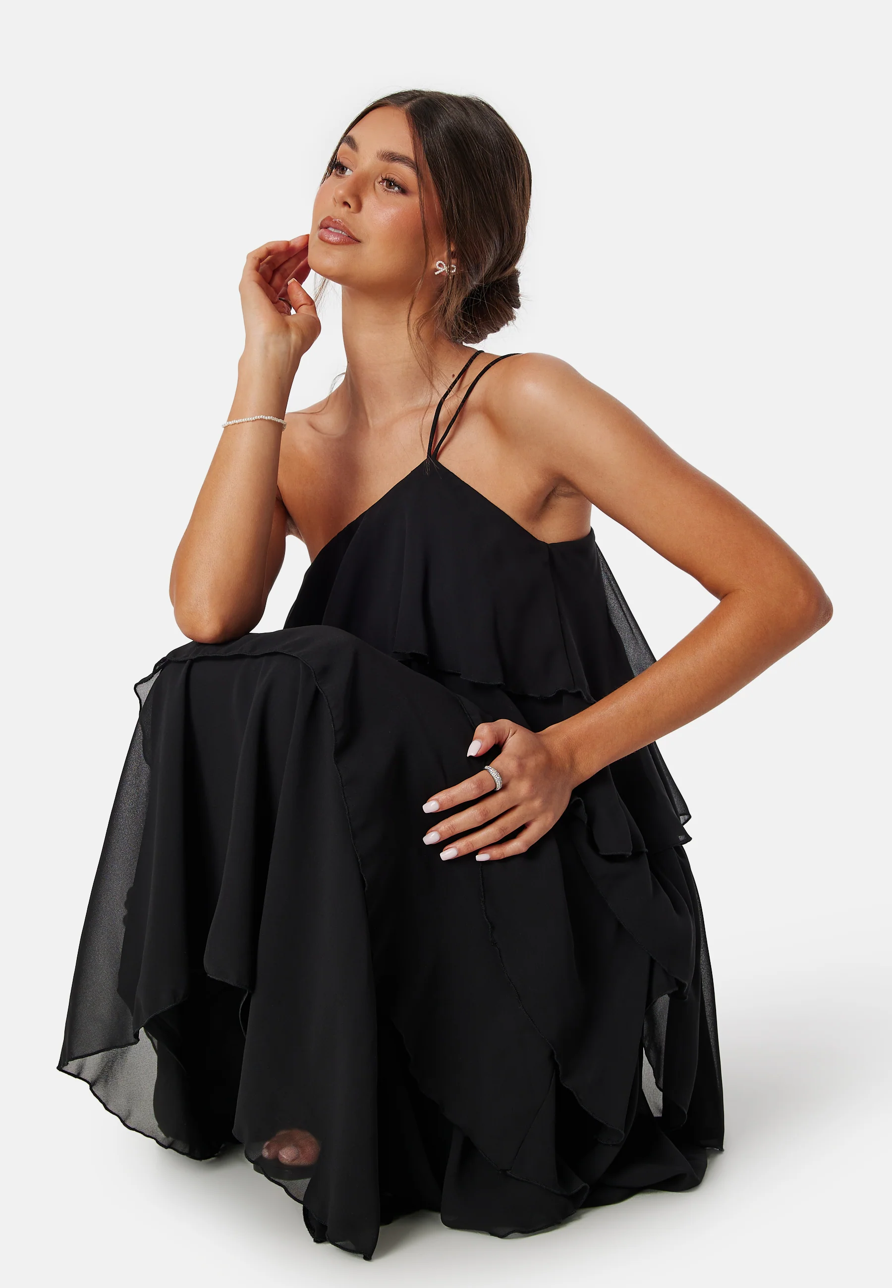 Andrea One Shoulder Flounce Top - Image 7