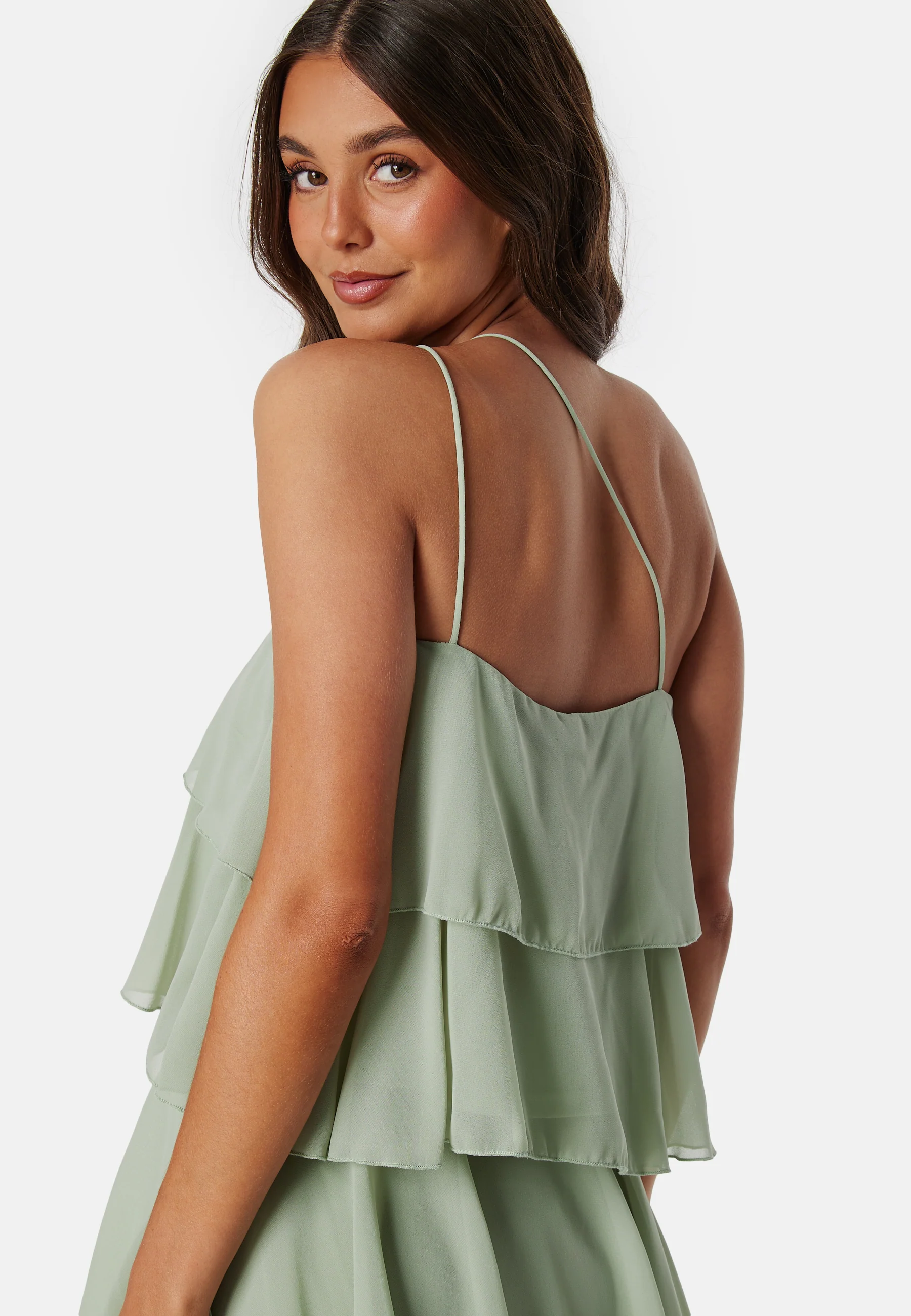 Andrea One Shoulder Flounce Top - Image 2