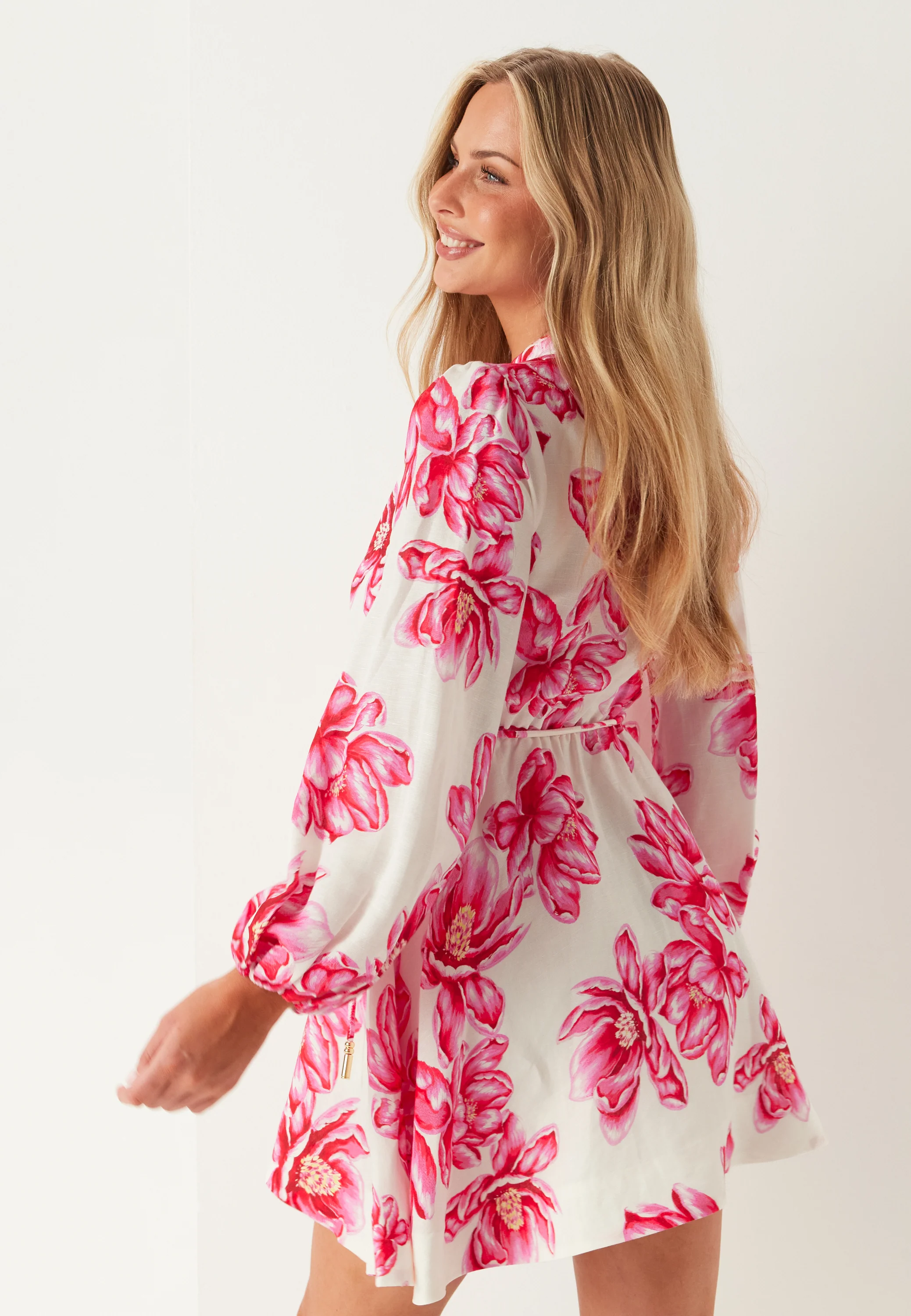 Annalise Fluted Mini Dress - Image 2