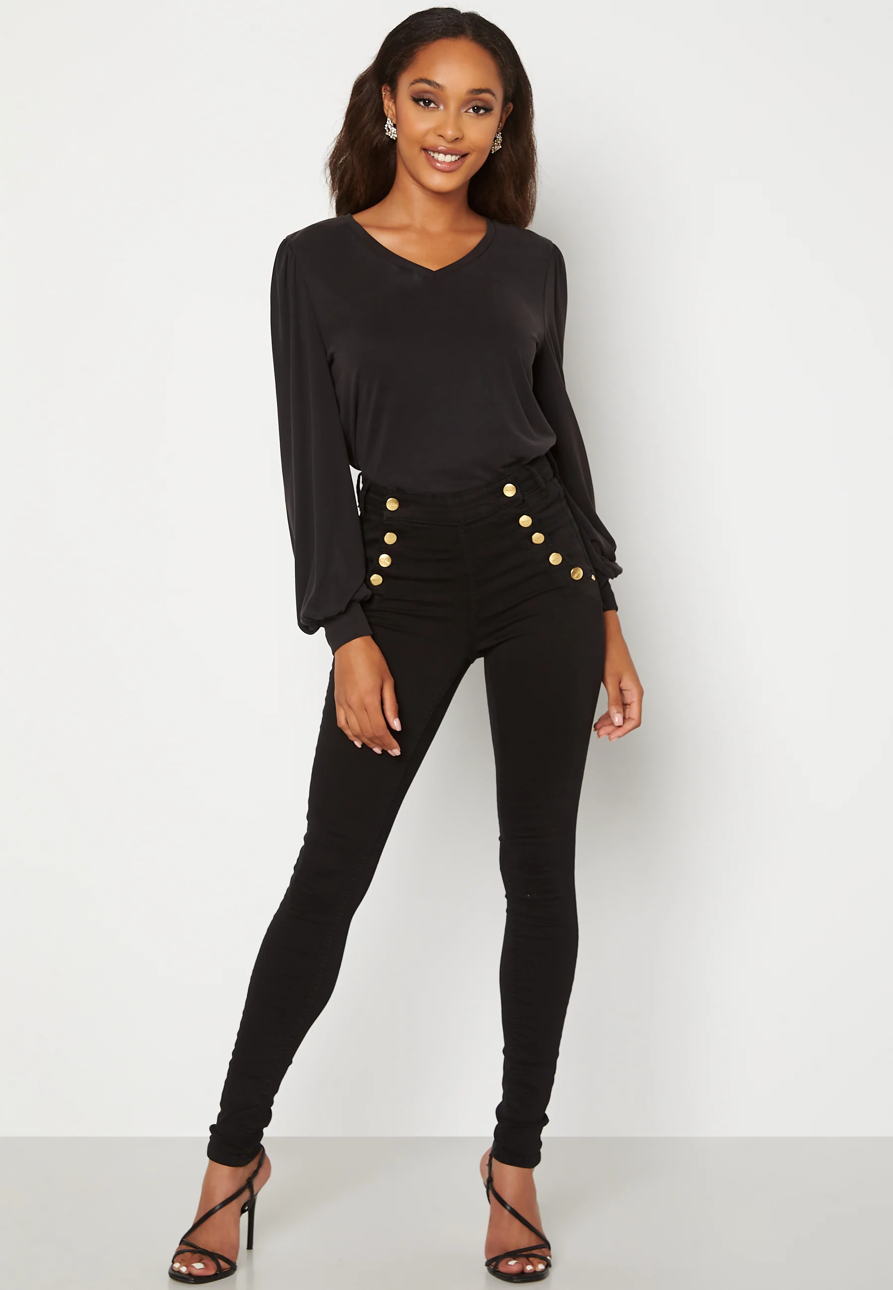Annie L/S V-Neck Top - Image 2