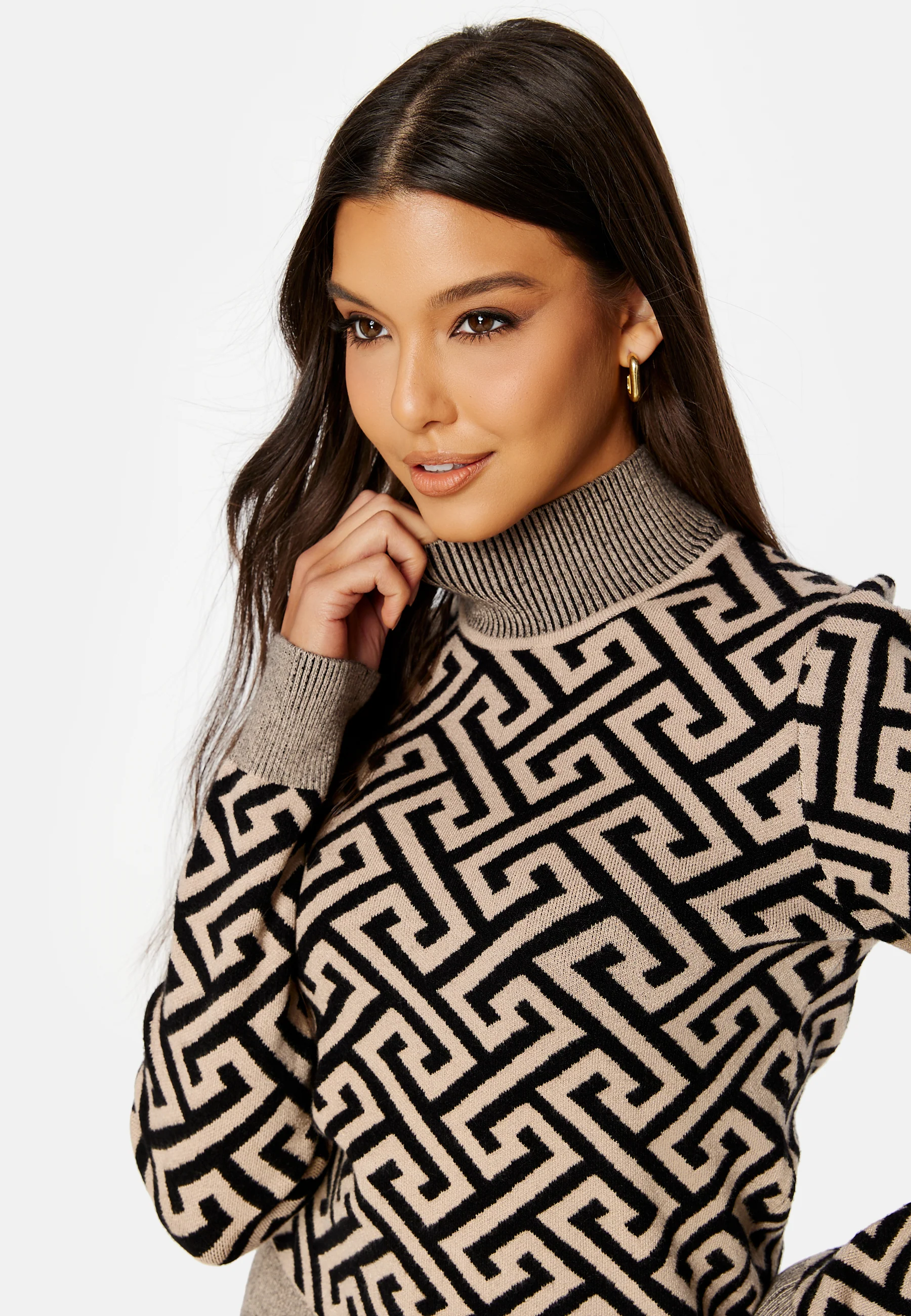 Aria LS High-Neck Blouse - Image 4