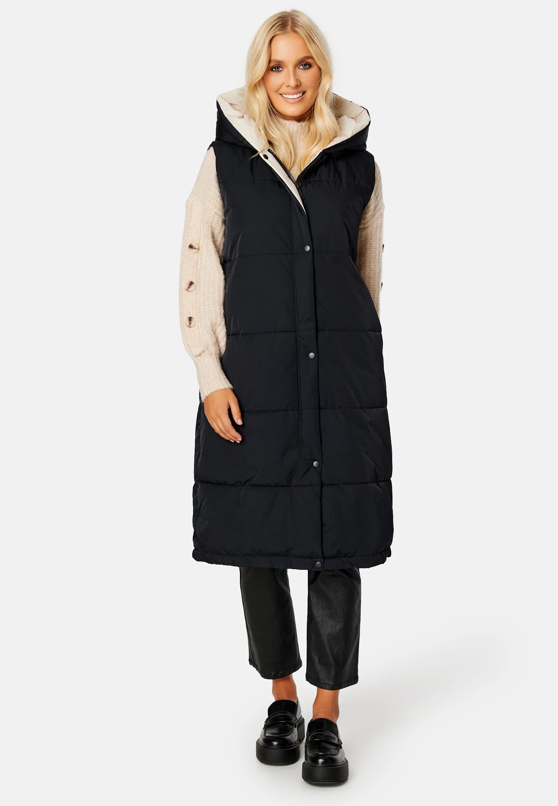 Aria S/L Hoodie Vest - Image 2