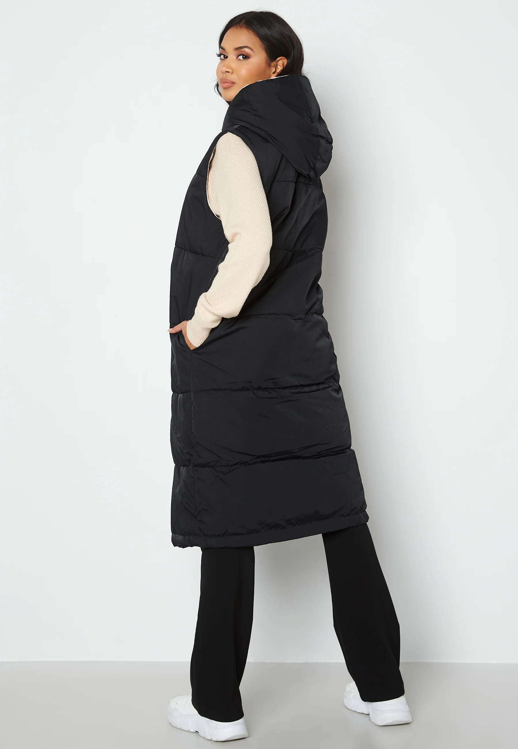 Aria S/L Hoodie Vest - Image 3