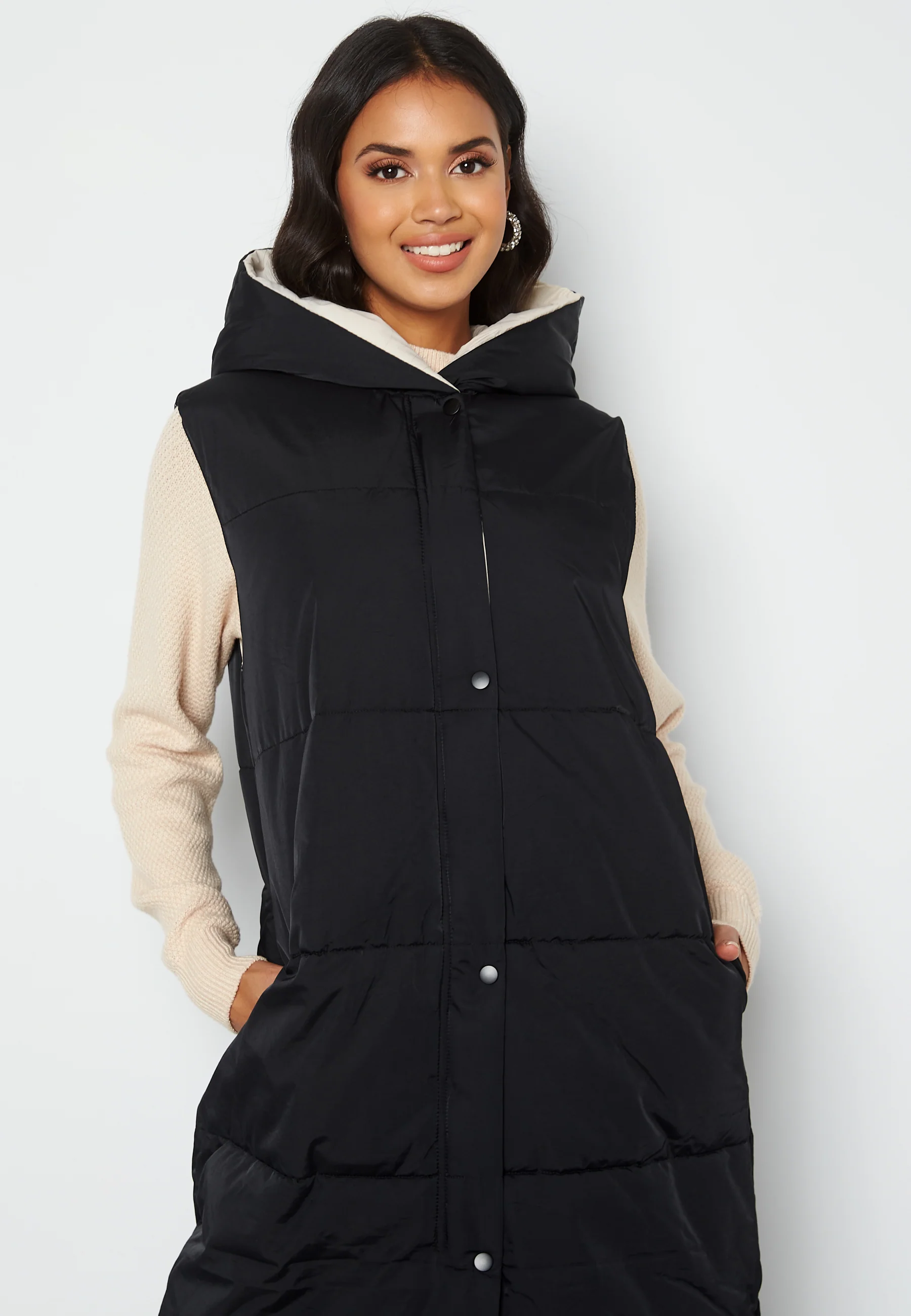 Aria S/L Hoodie Vest - Image 4