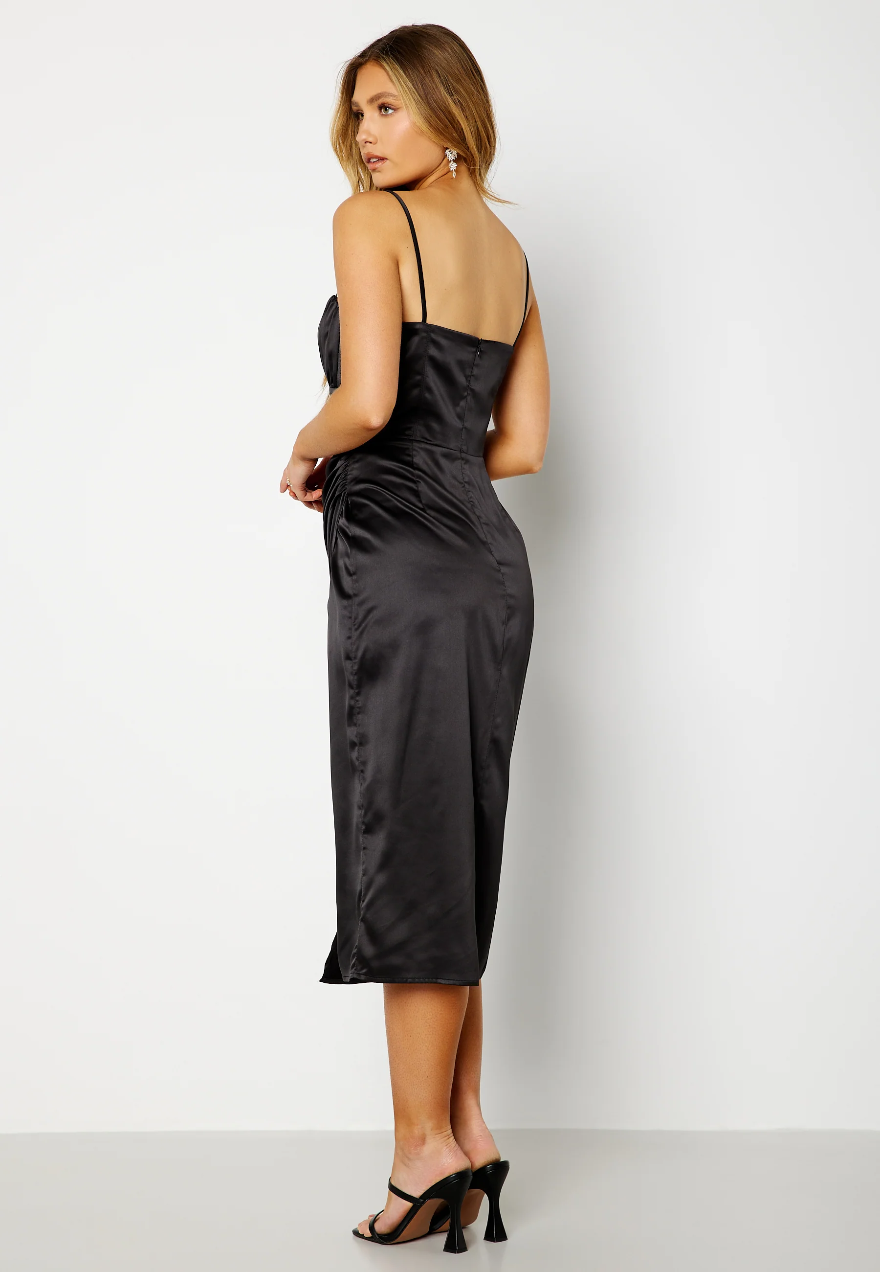 Astrie Satin Dress - Image 2
