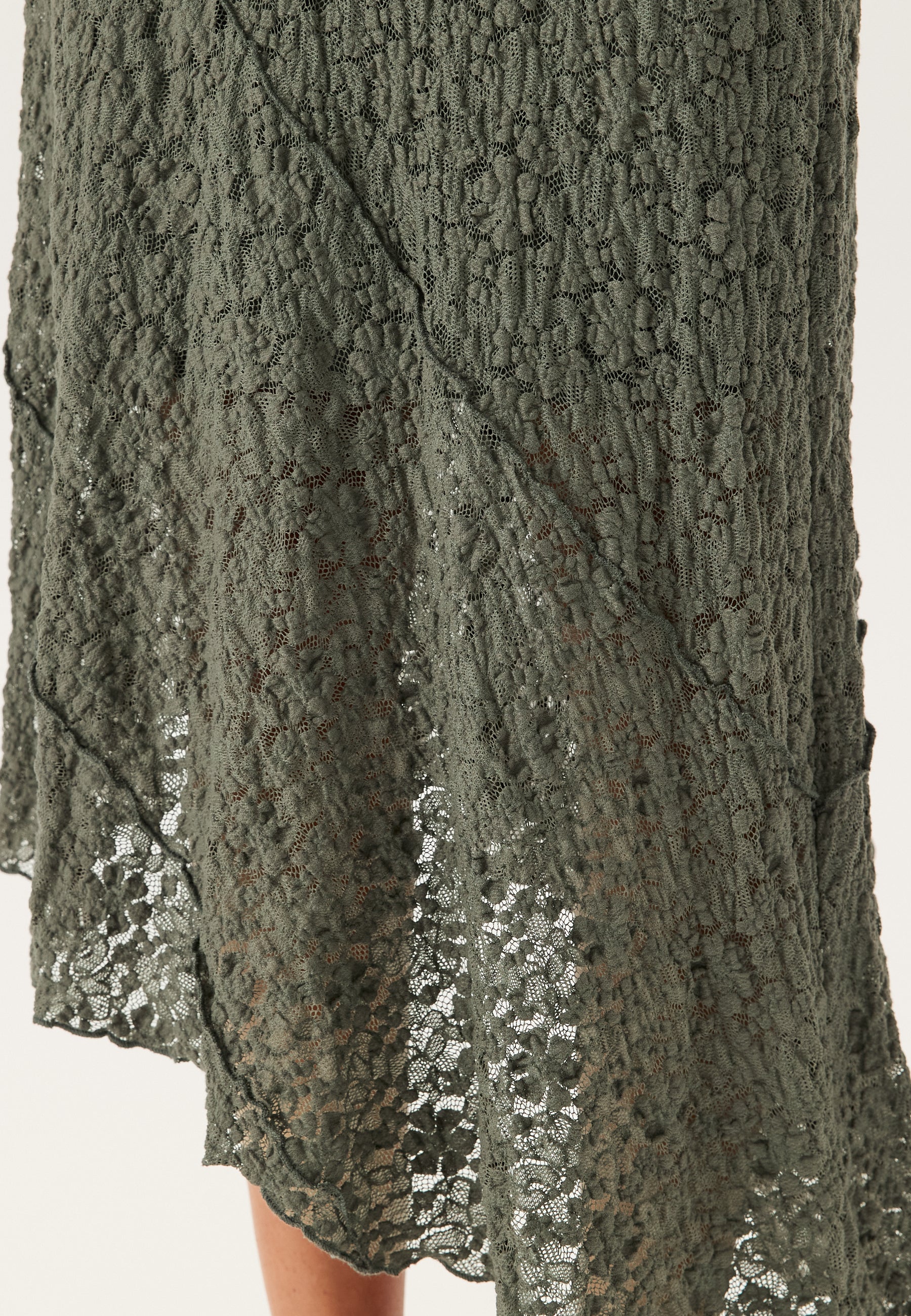 Asymmetric Lace Skirt - Image 6