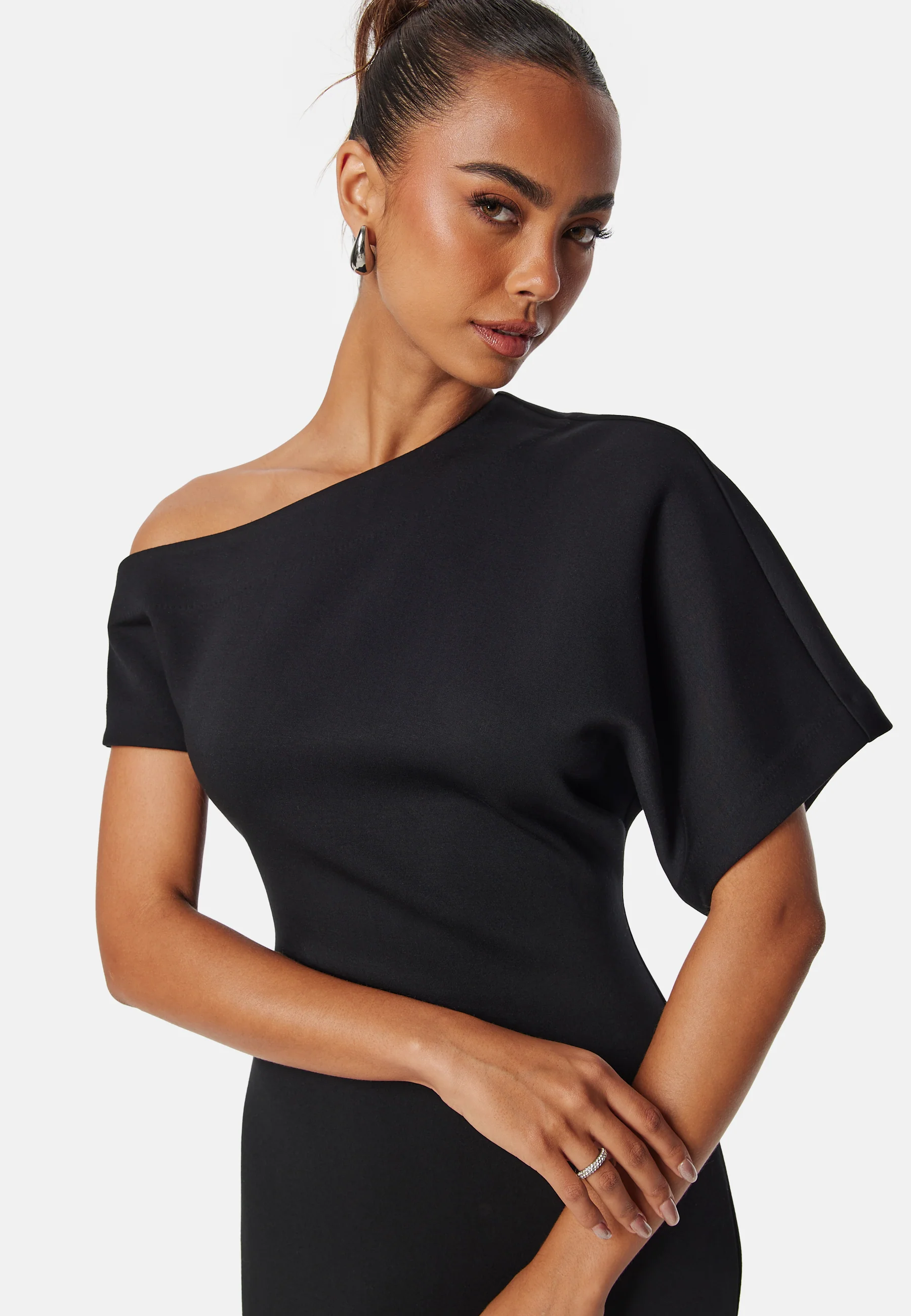 Asymmetric Midi Dress - Image 3