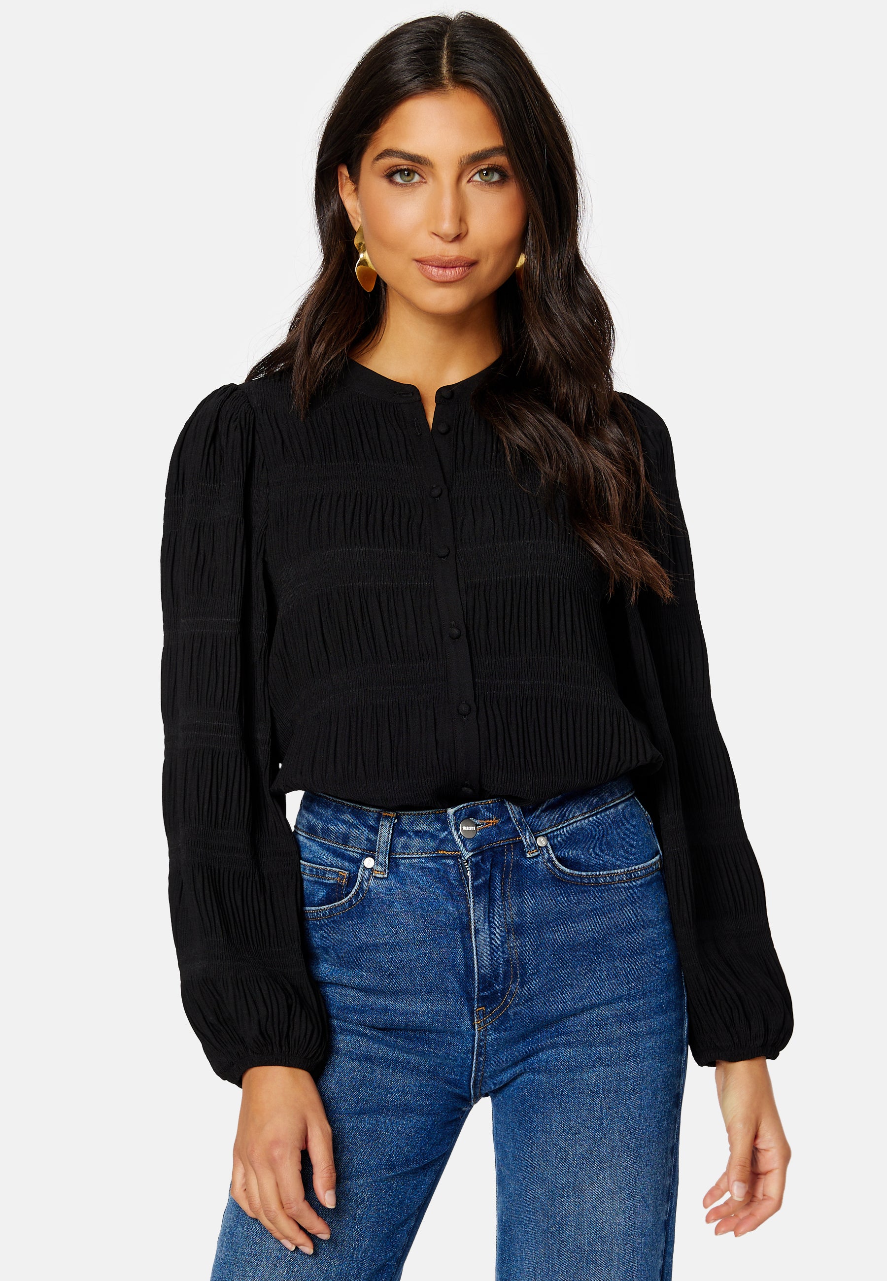Athena pleated blouse