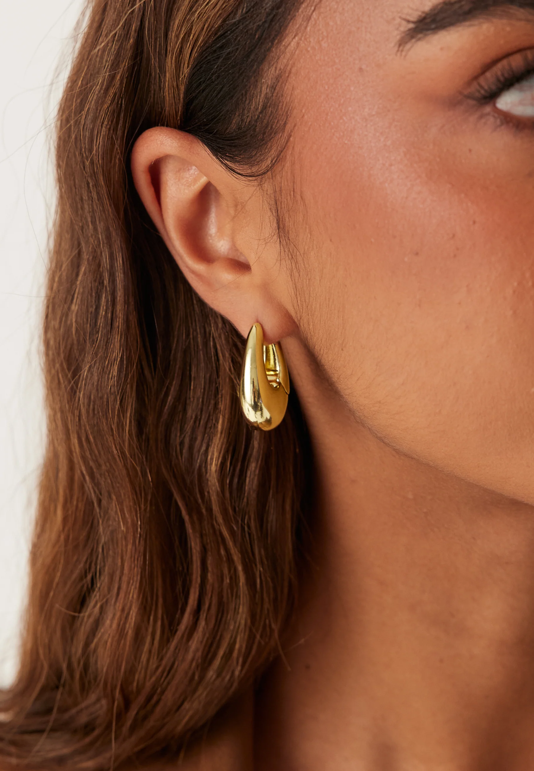 Autumn Chunky Retro Hoop Earri - Image 2