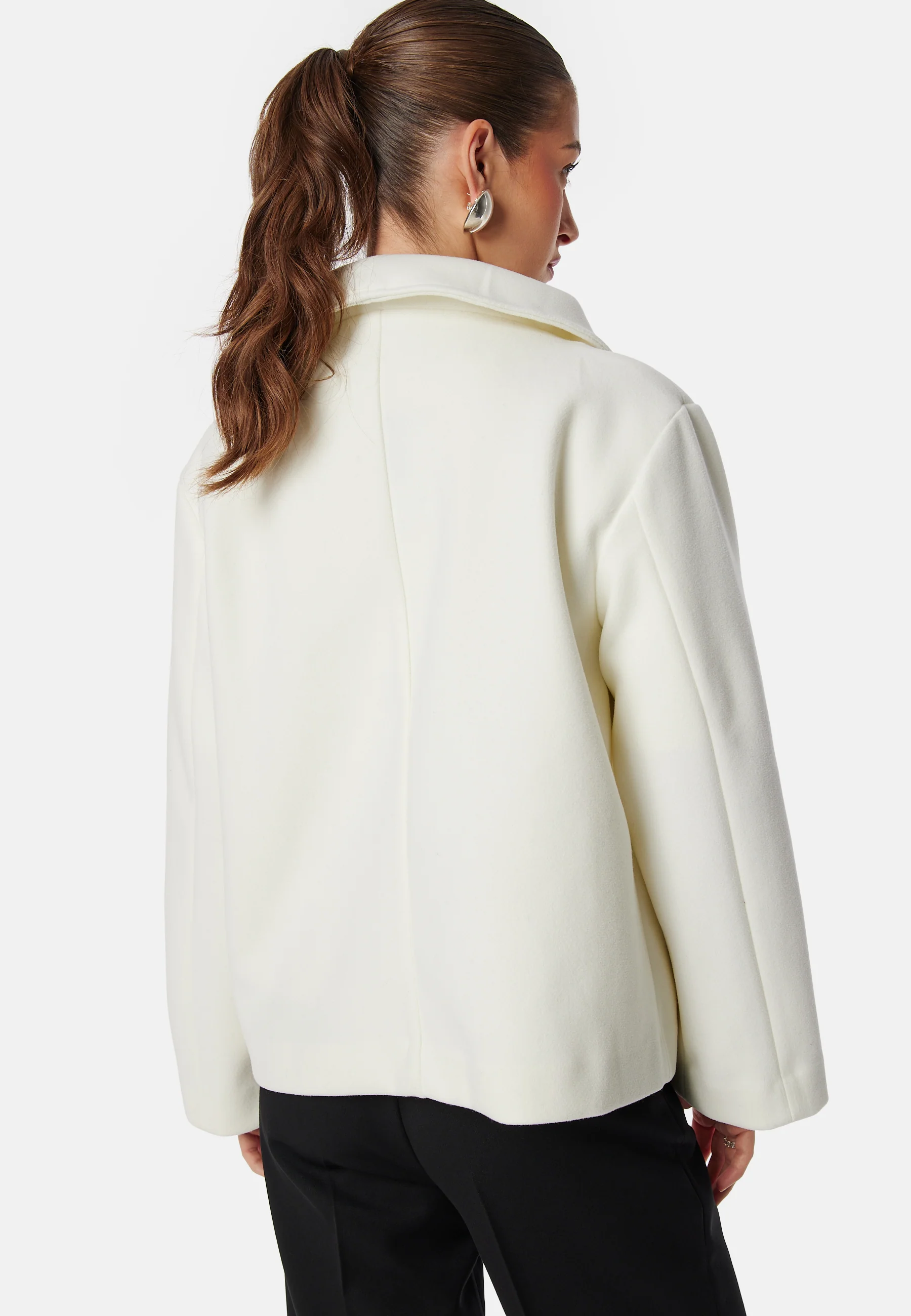 Ava High Neck Short Coat - Image 4