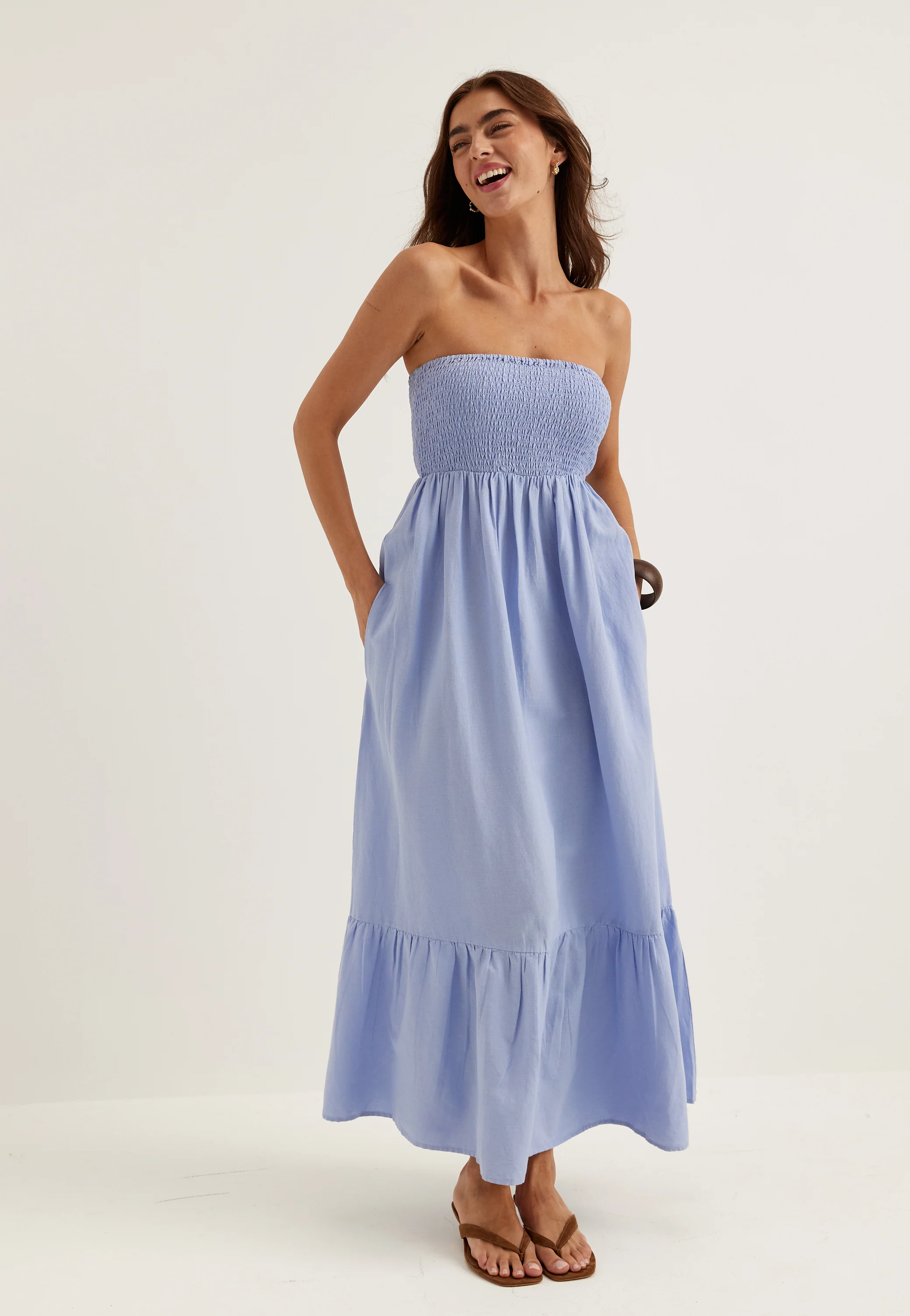 Awalisa Bandeau Ankle Dress Noos