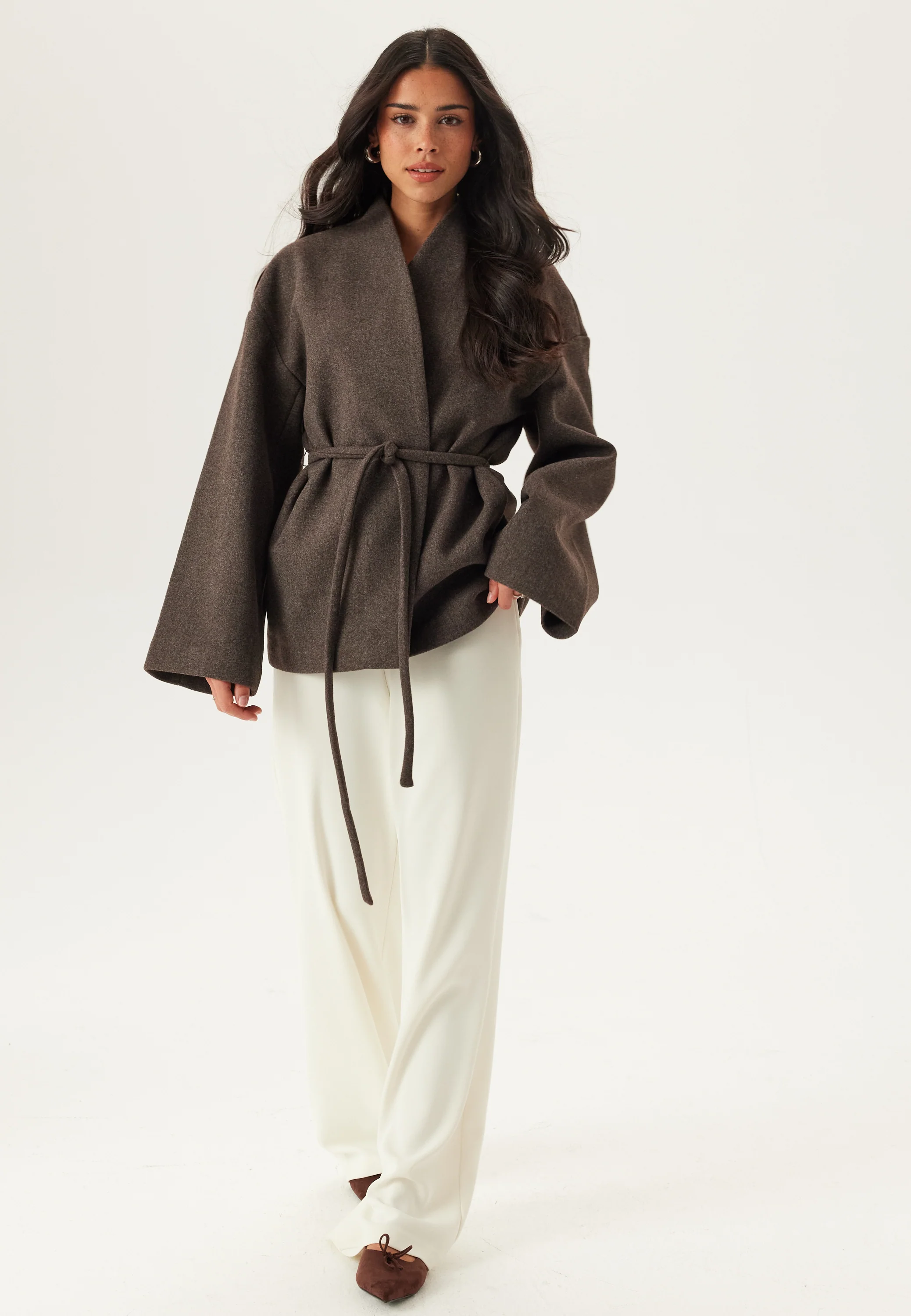 Awsijina Ls V-neck Short Jacket - Image 3