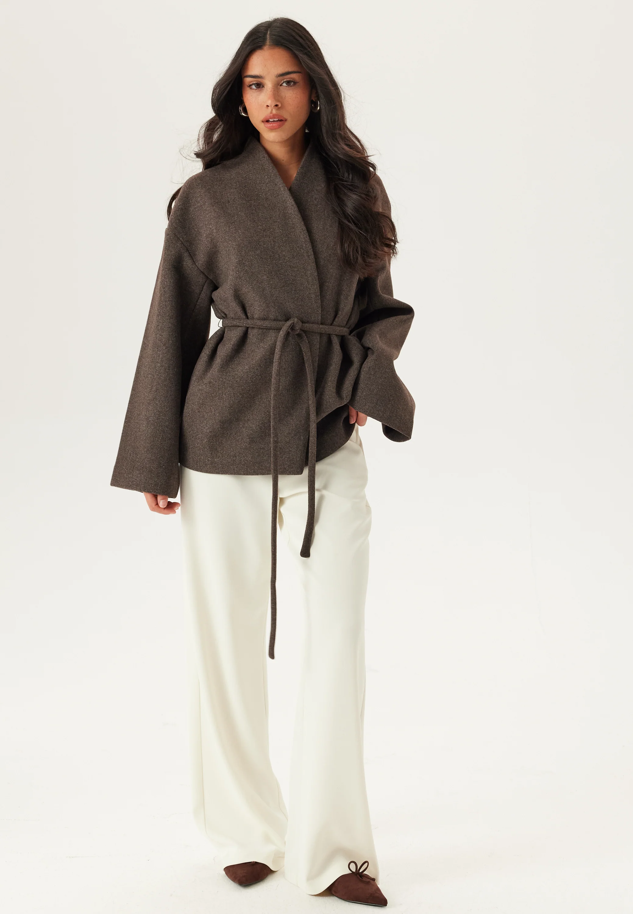 Awsijina Ls V-neck Short Jacket - Image 5