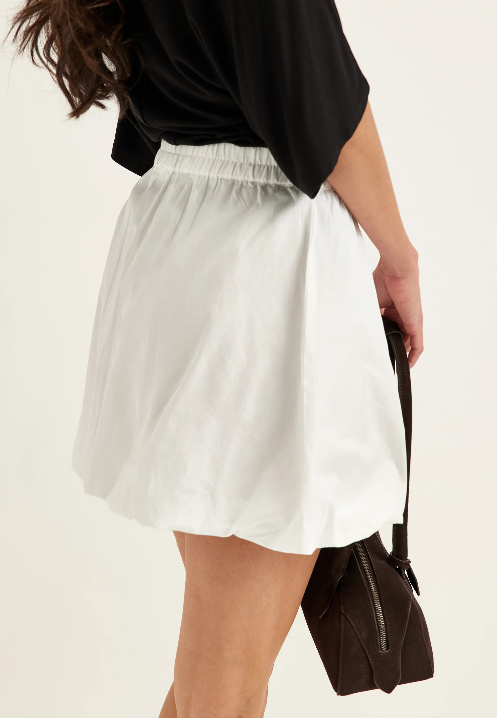 Balloon Short Cotton Skirt - Image 6