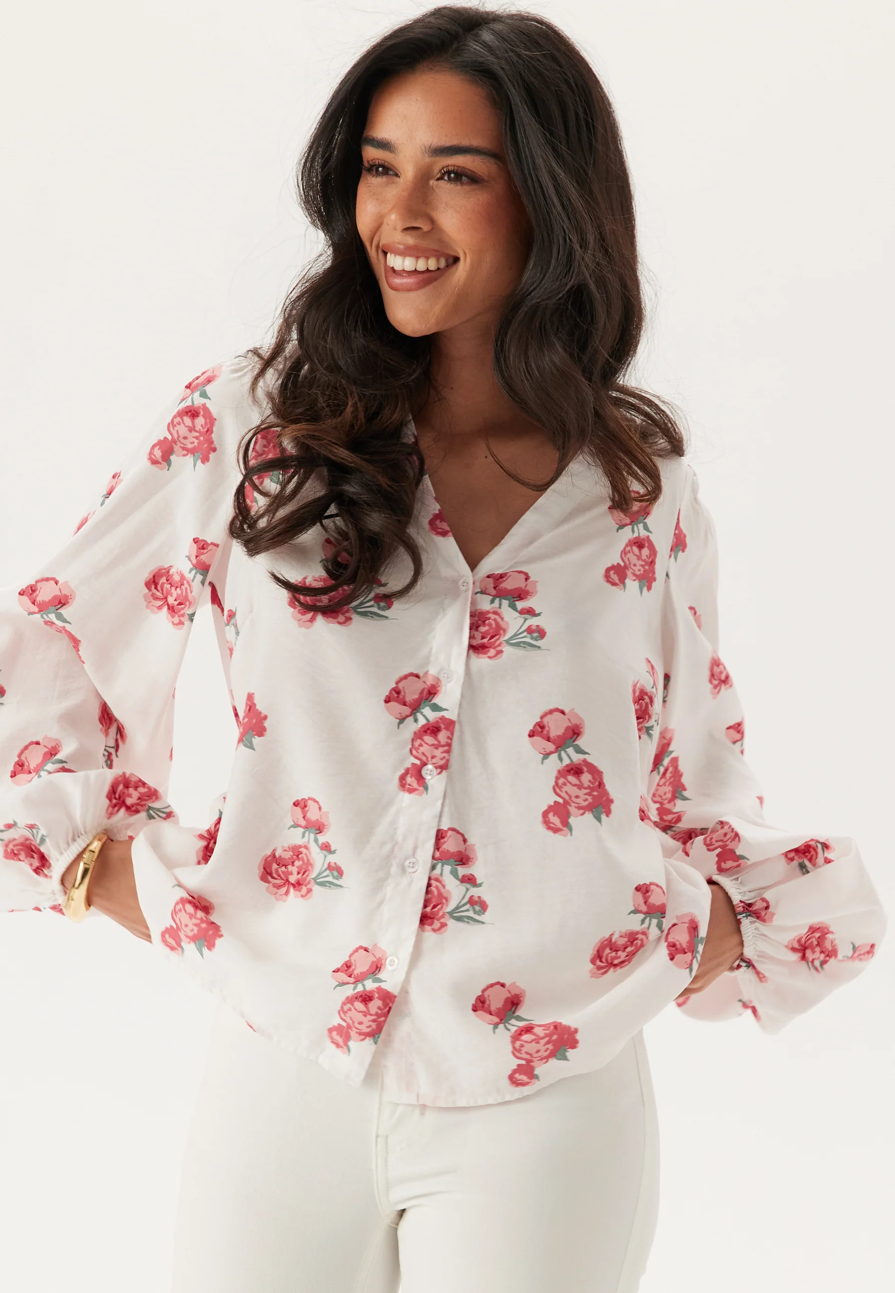 Balloon Sleeve Blouse - Image 2