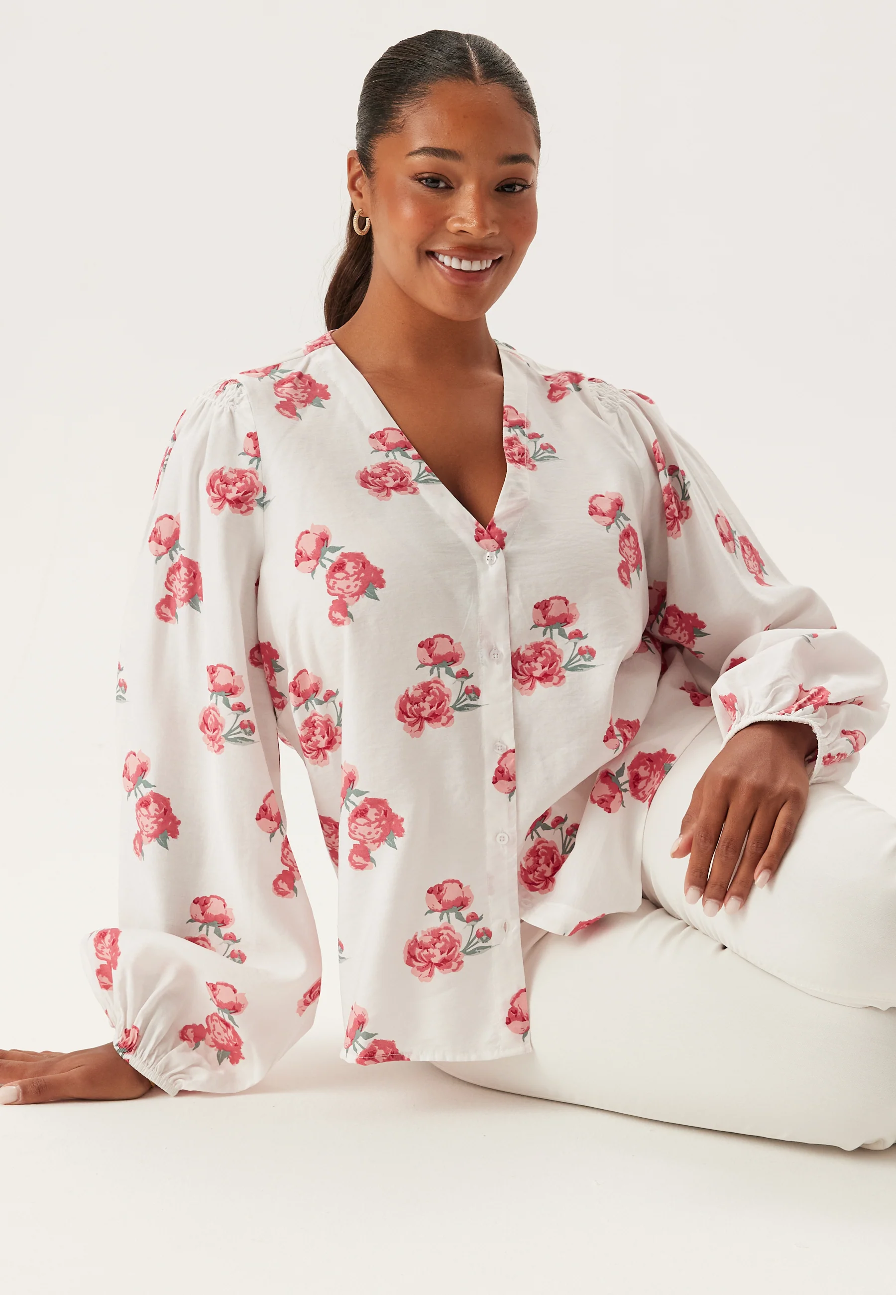 Balloon Sleeve Blouse - Image 7