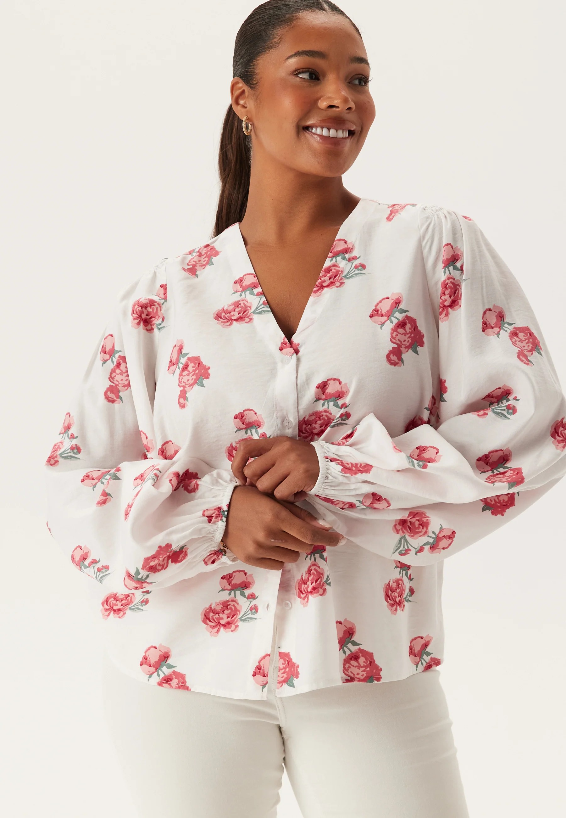Balloon Sleeve Blouse - Image 8