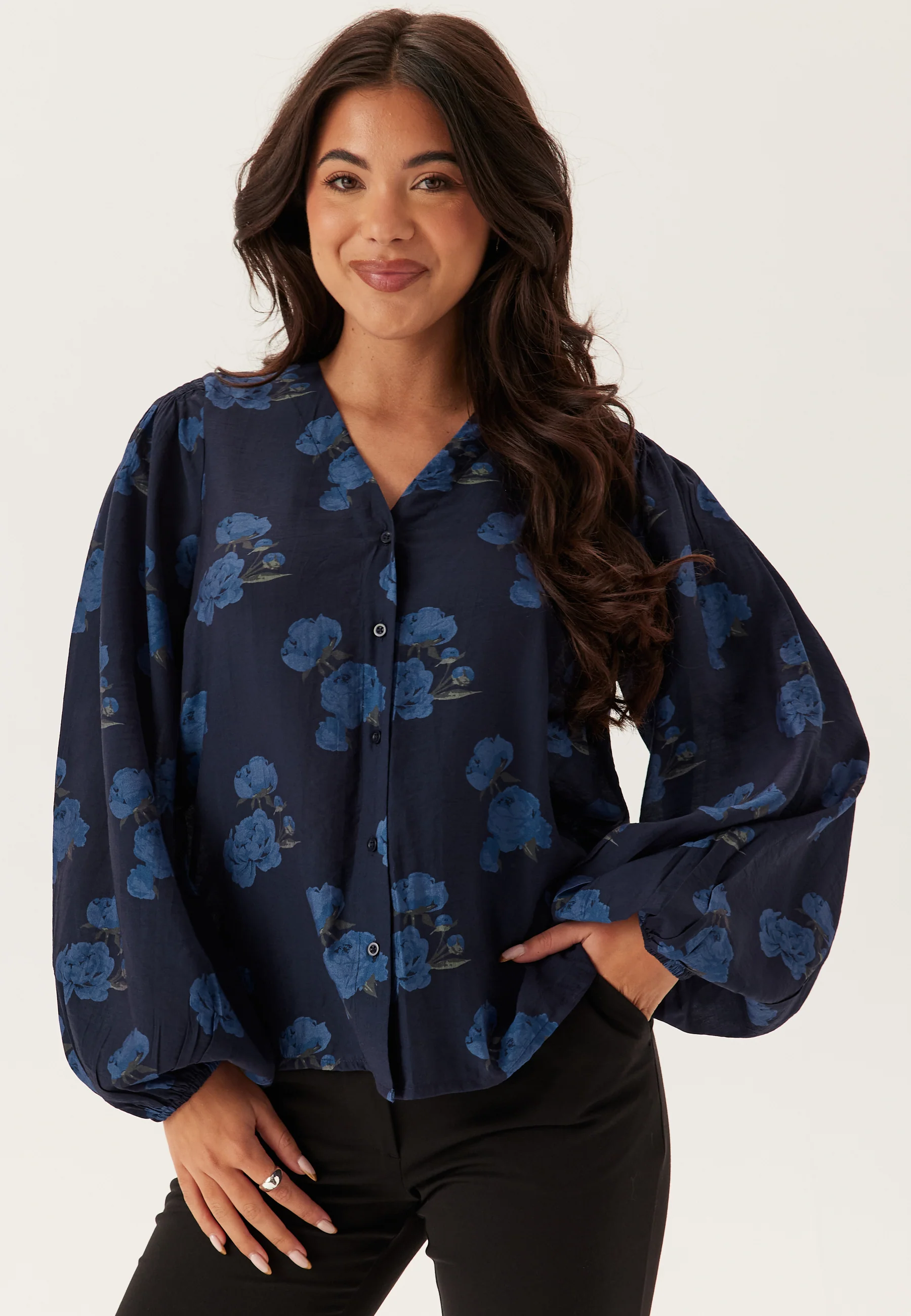 Balloon Sleeve Blouse