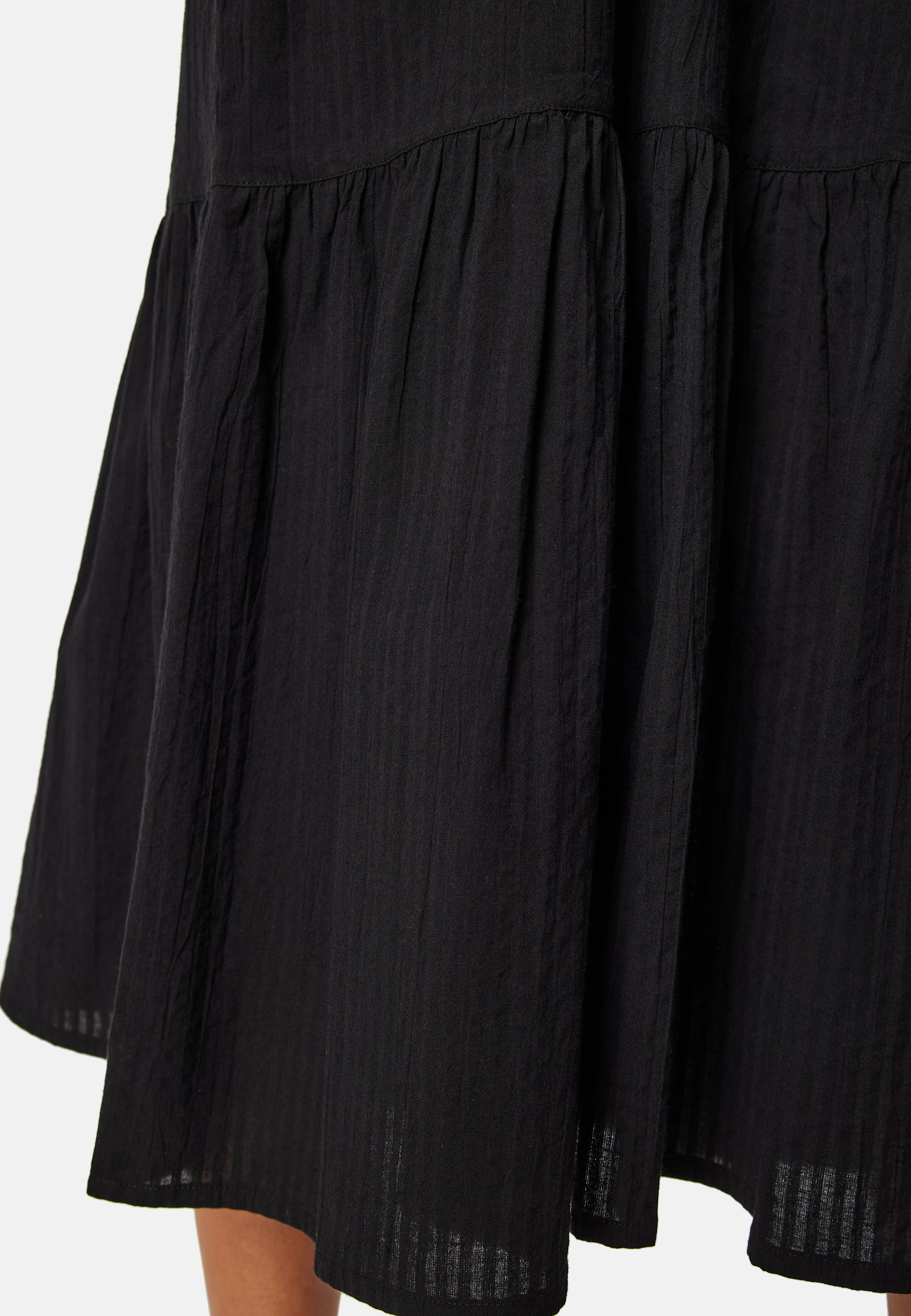 Balloon Sleeve Cotton Dress - Image 4