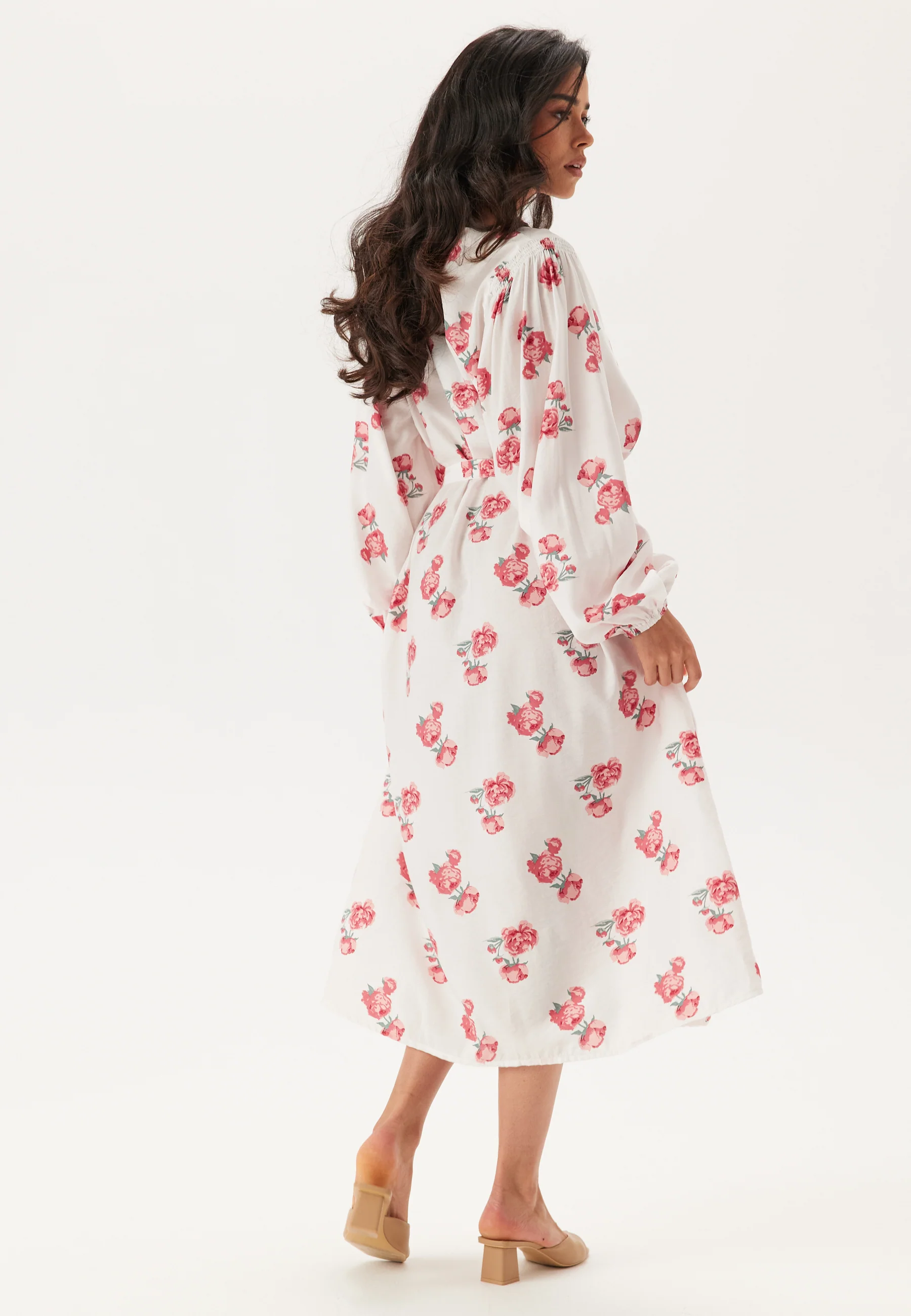 Balloon Sleeve Dress - Image 7