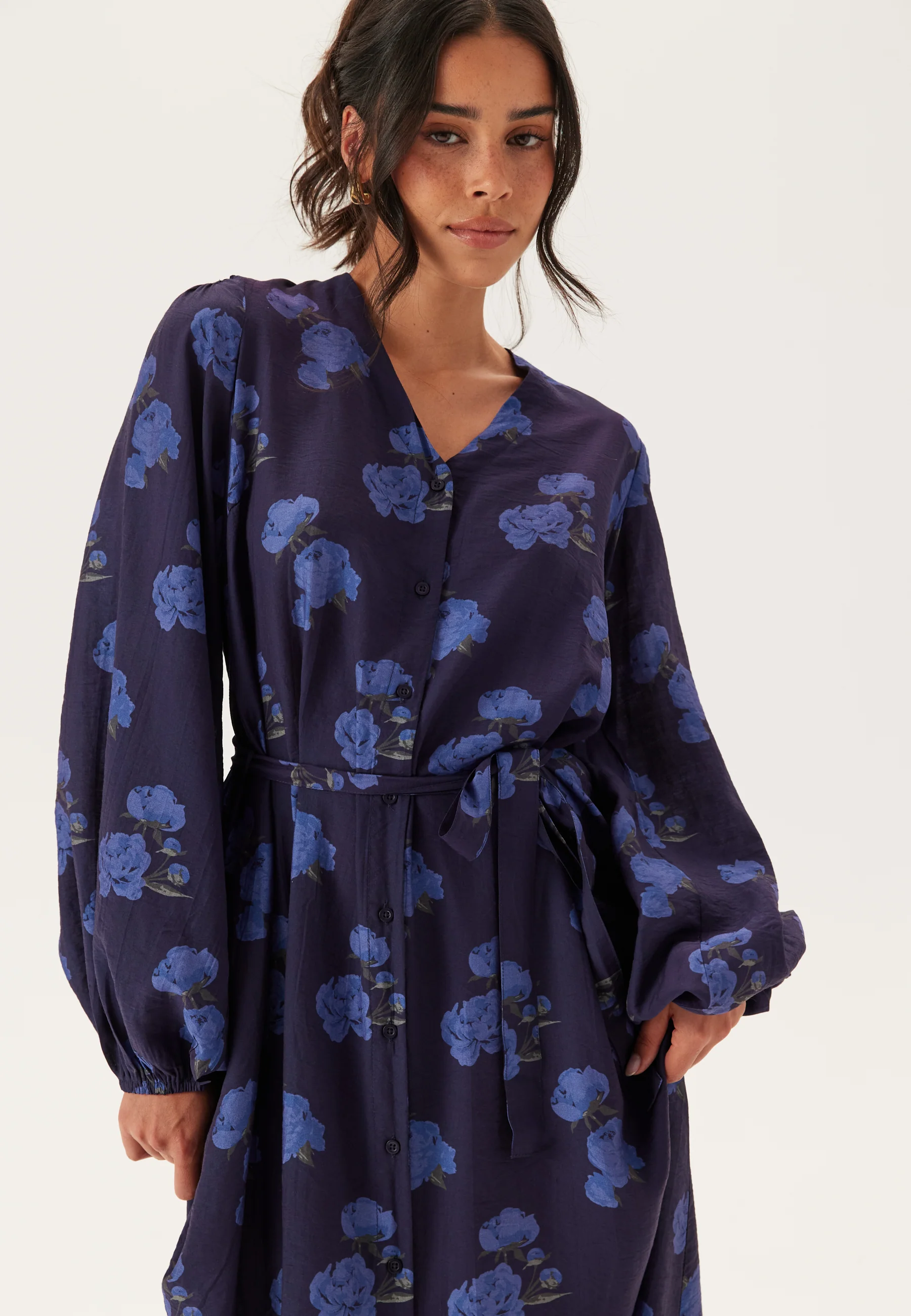 Balloon Sleeve Dress - Image 3
